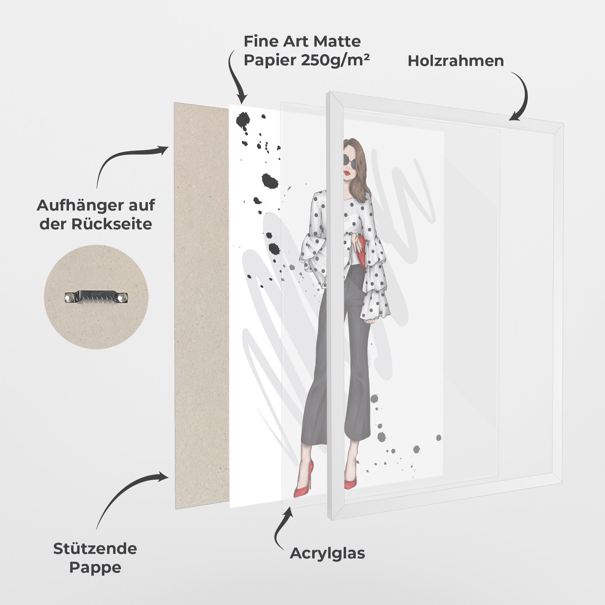 Pretty Woman In White mockup 1