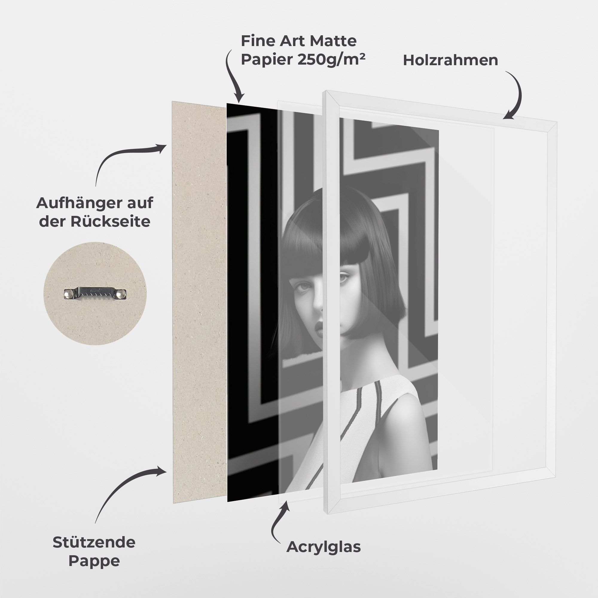 Woman Abstract Art mockup 1