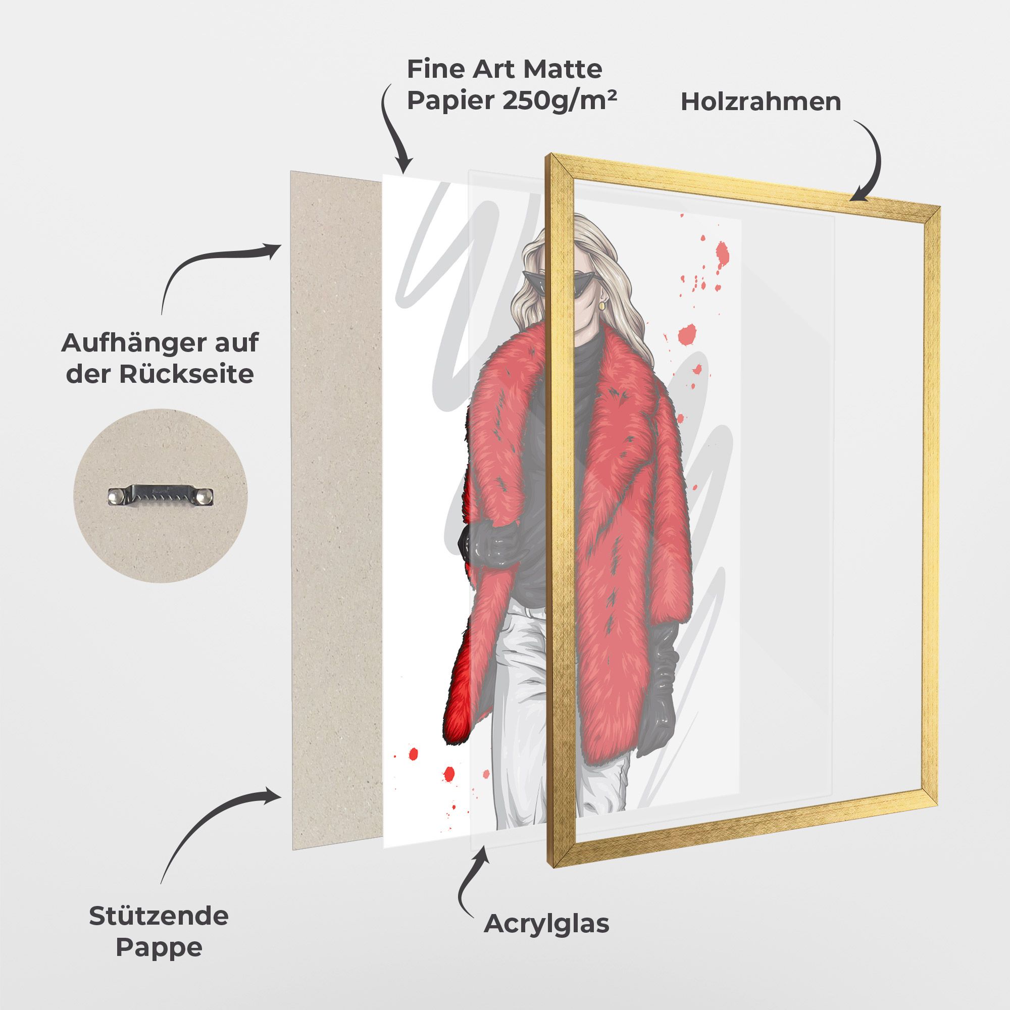 Black Blouse Woman mockup 1