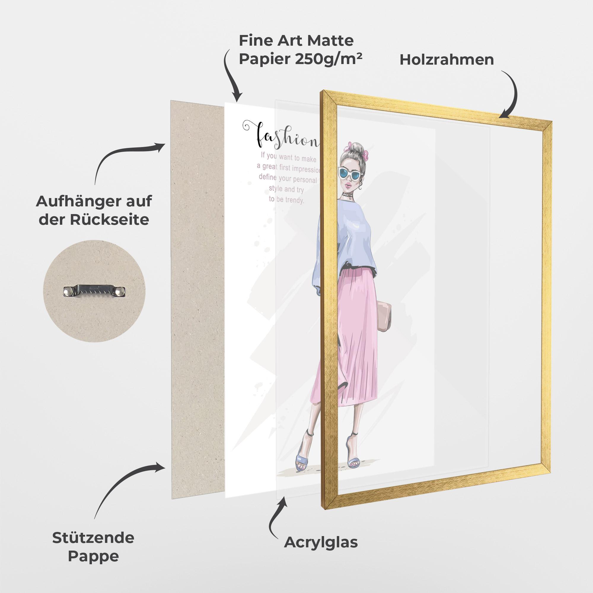 Gerahmte Poster Great Impression mockup 1