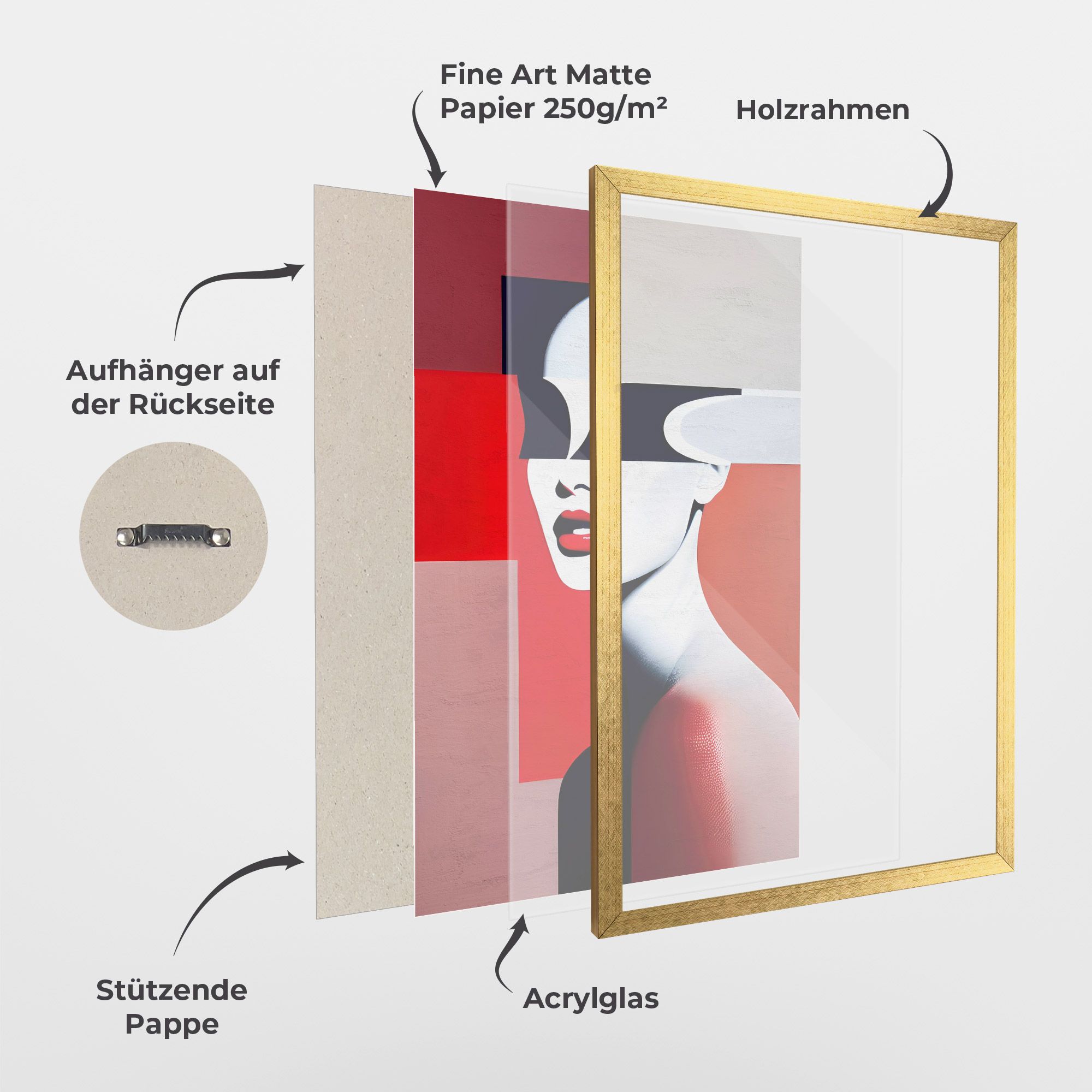 Interesting Woman Art mockup 1