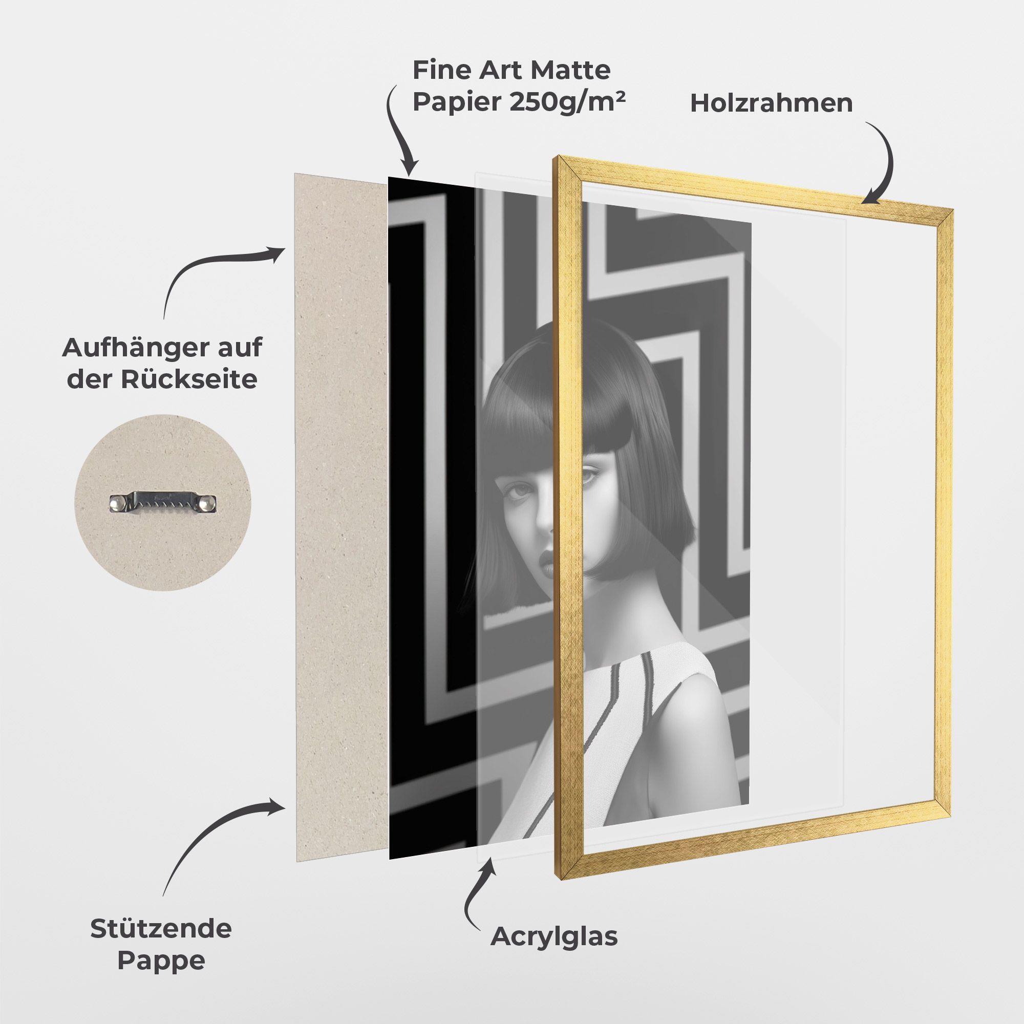 Woman Abstract Art mockup 1