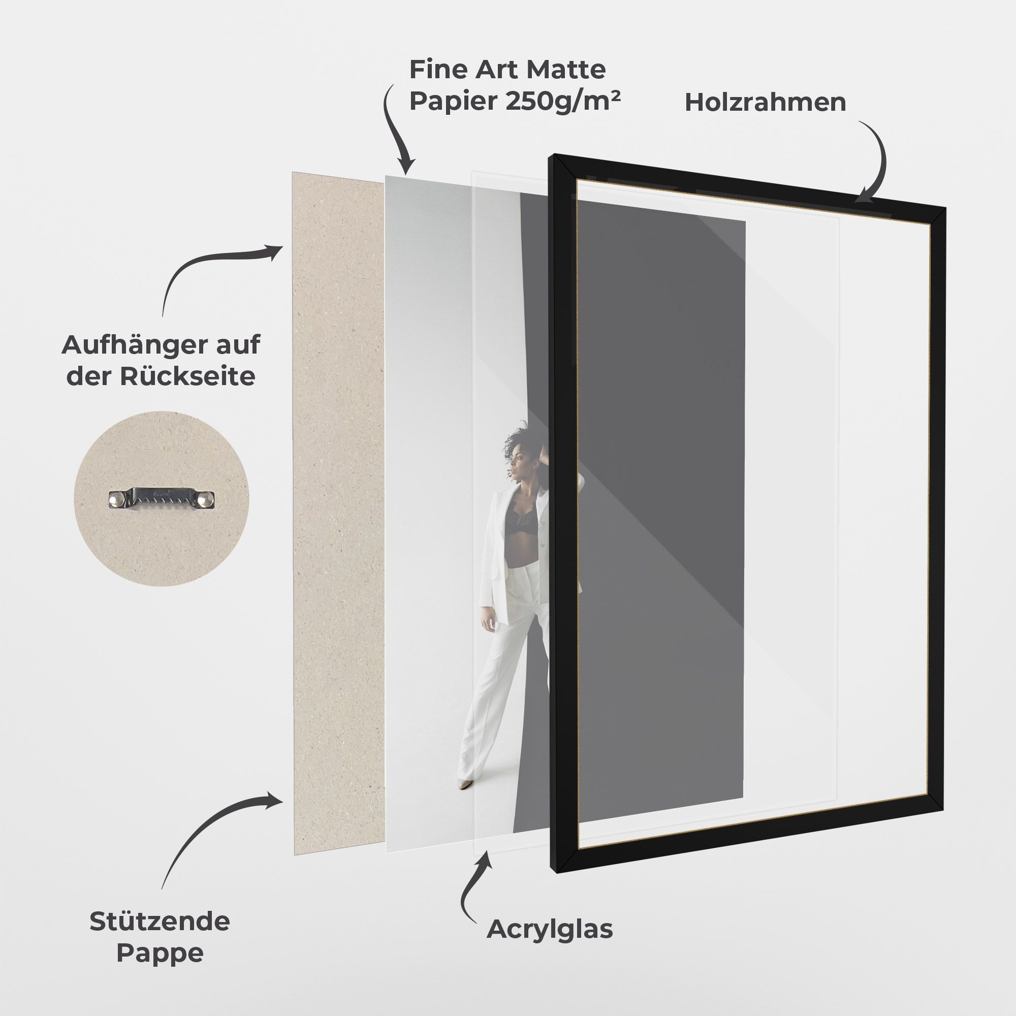 African Girl White Outfit mockup 1