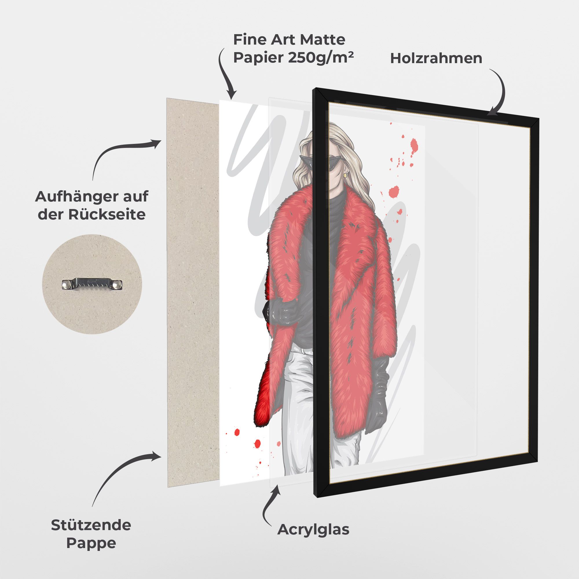 Black Blouse Woman mockup 1