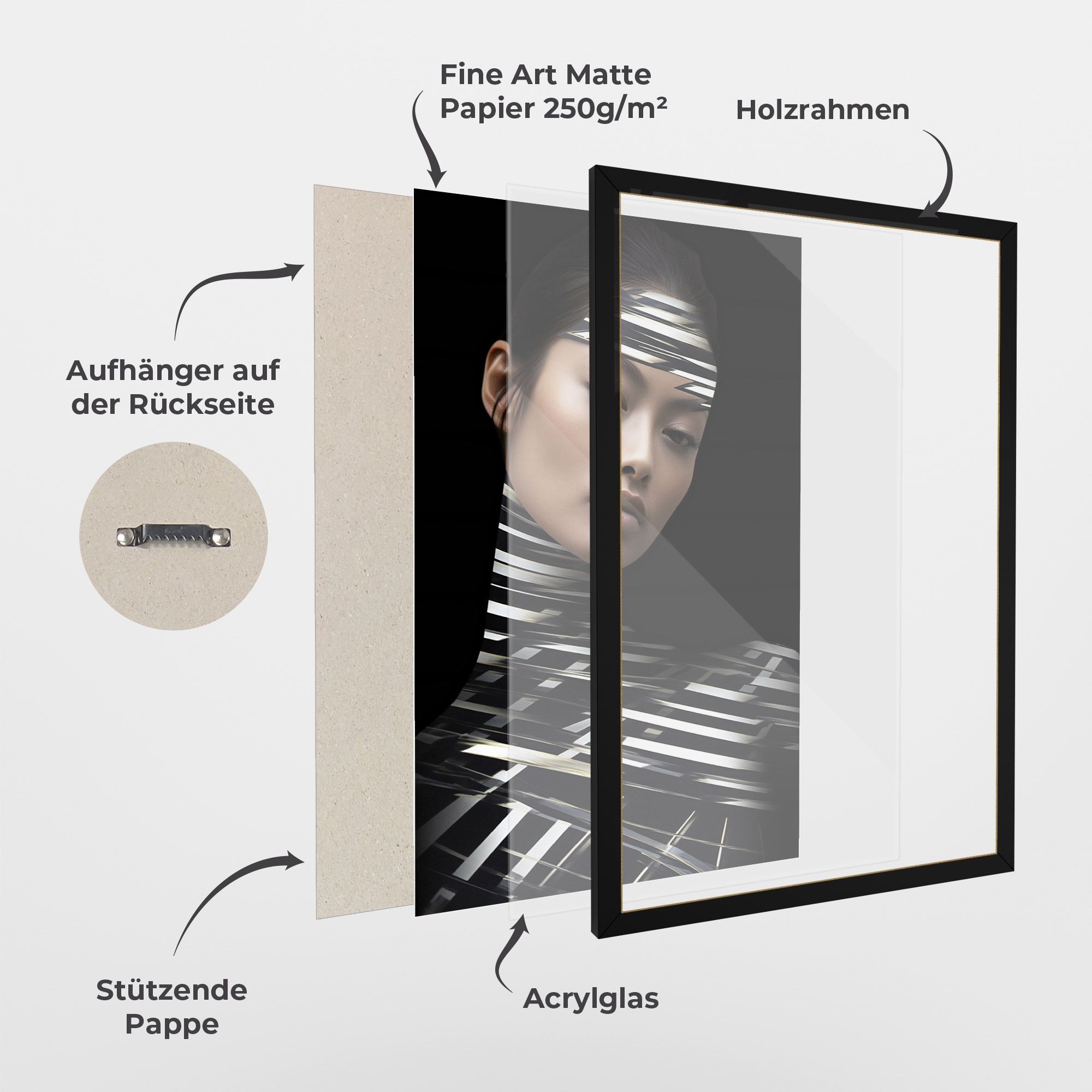 Futuristic Make Up Woman mockup 1