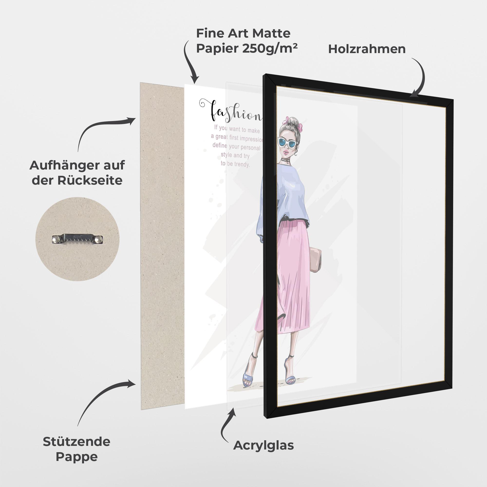 Gerahmte Poster Great Impression mockup 1