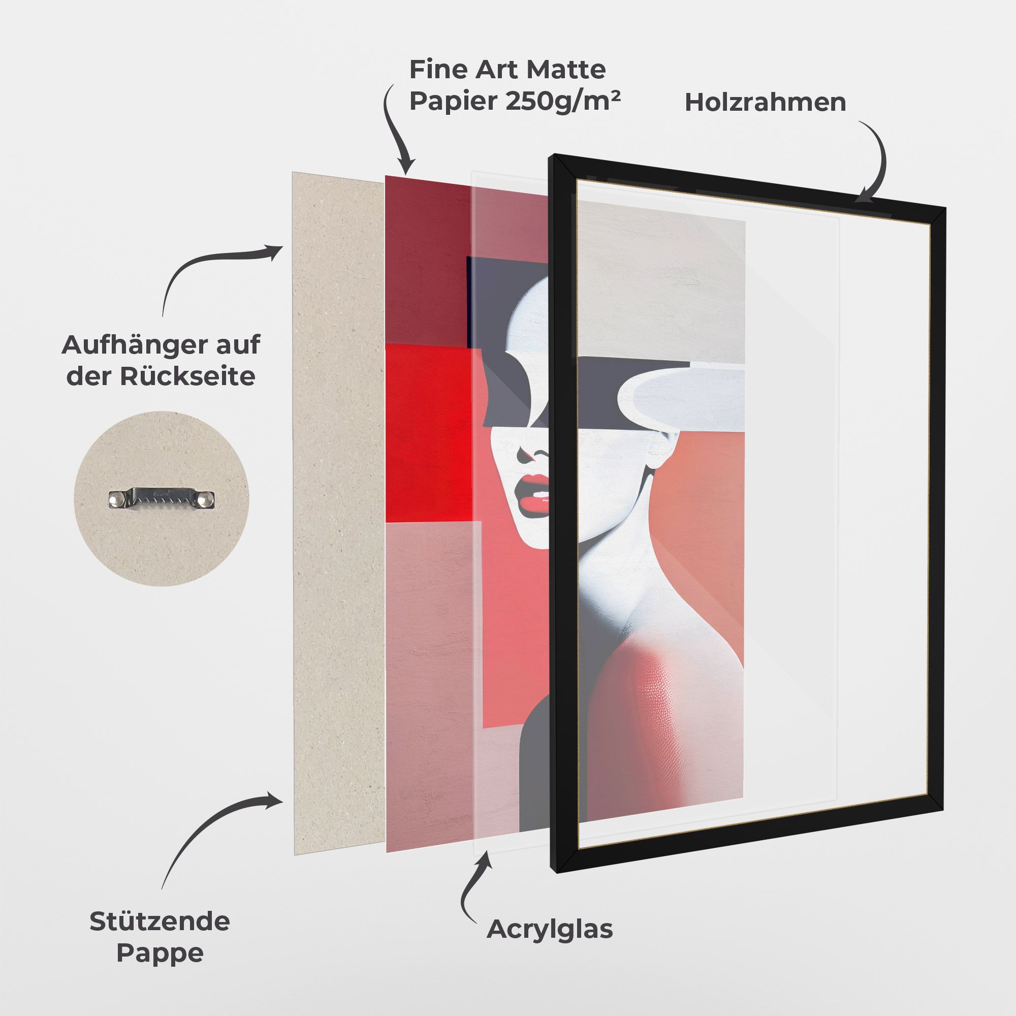 Interesting Woman Art mockup 1