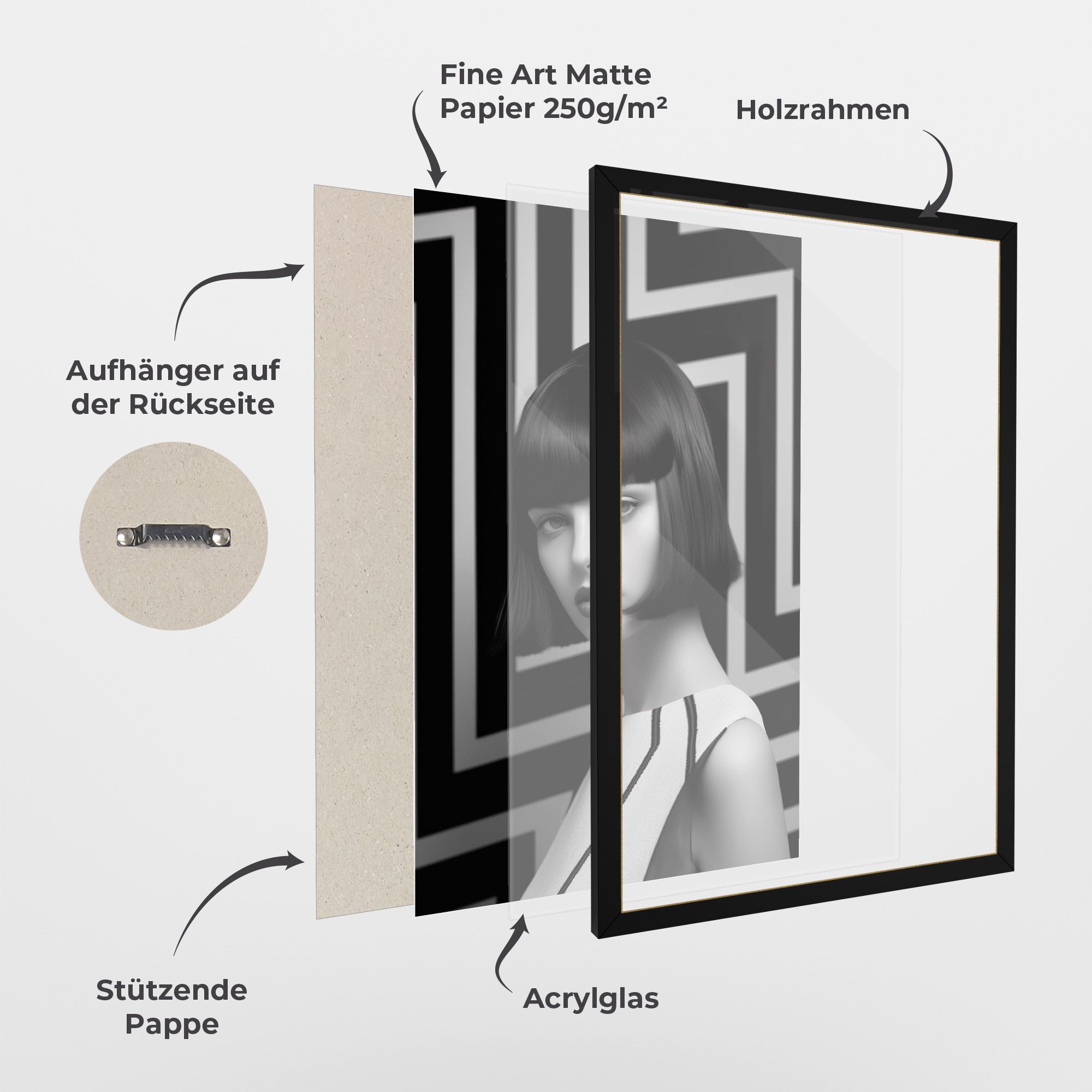 Woman Abstract Art mockup 1