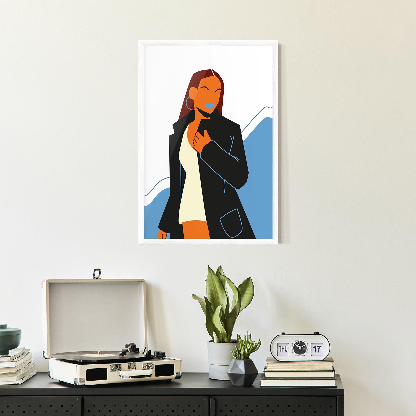 Gerahmte Poster Modern Fashion Set_2 mockup 2