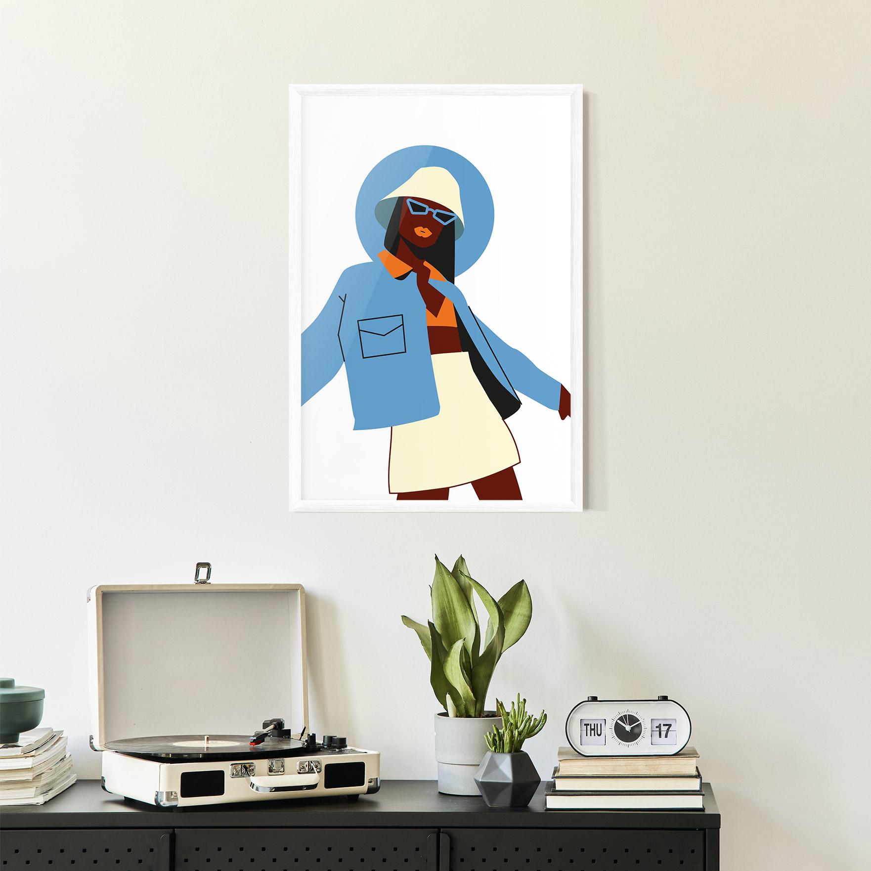 Gerahmte Poster Modern Fashion Set_3 mockup 2