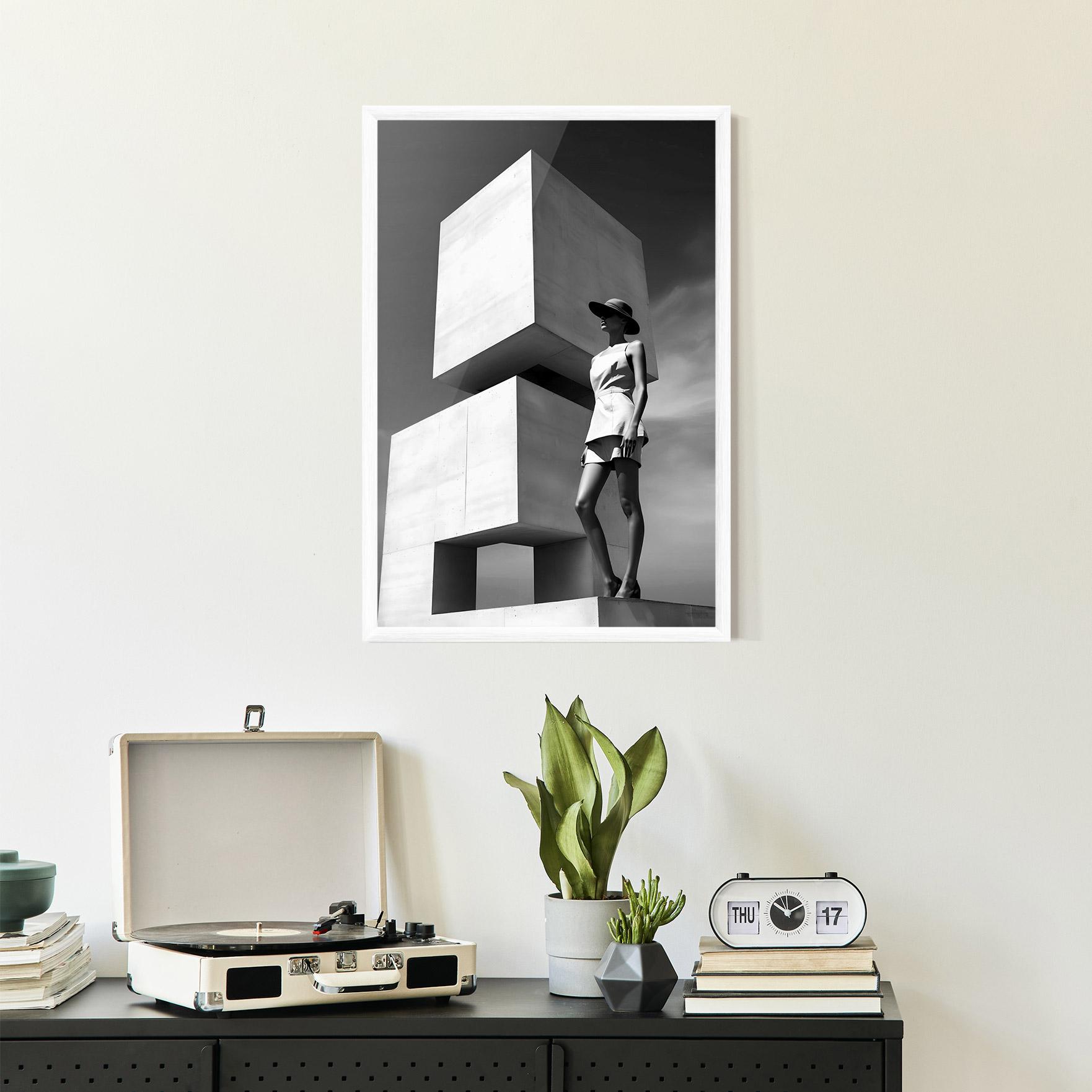 Gerahmte Poster Modern Fashion Woman mockup 2