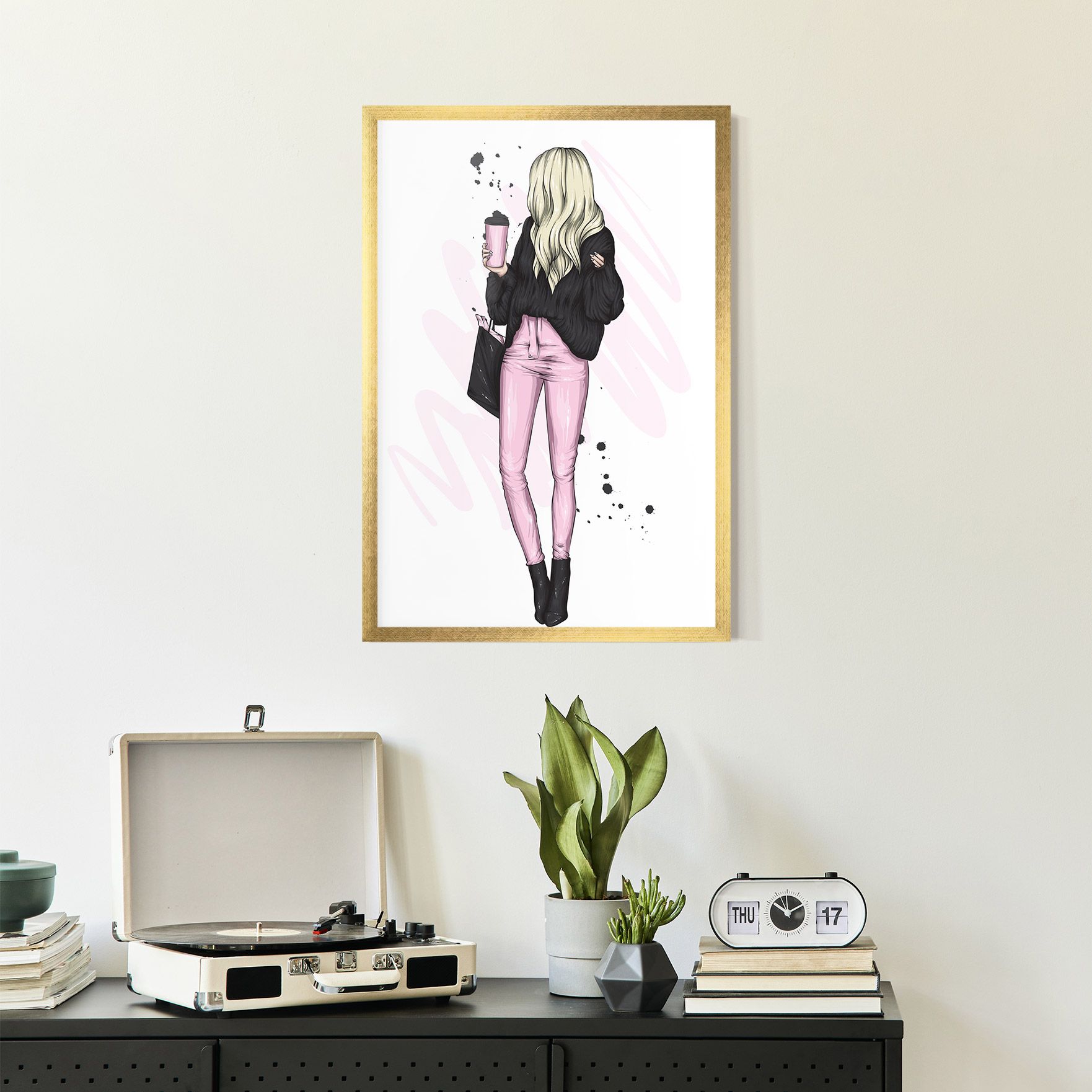 Black Pink Outfit mockup 2