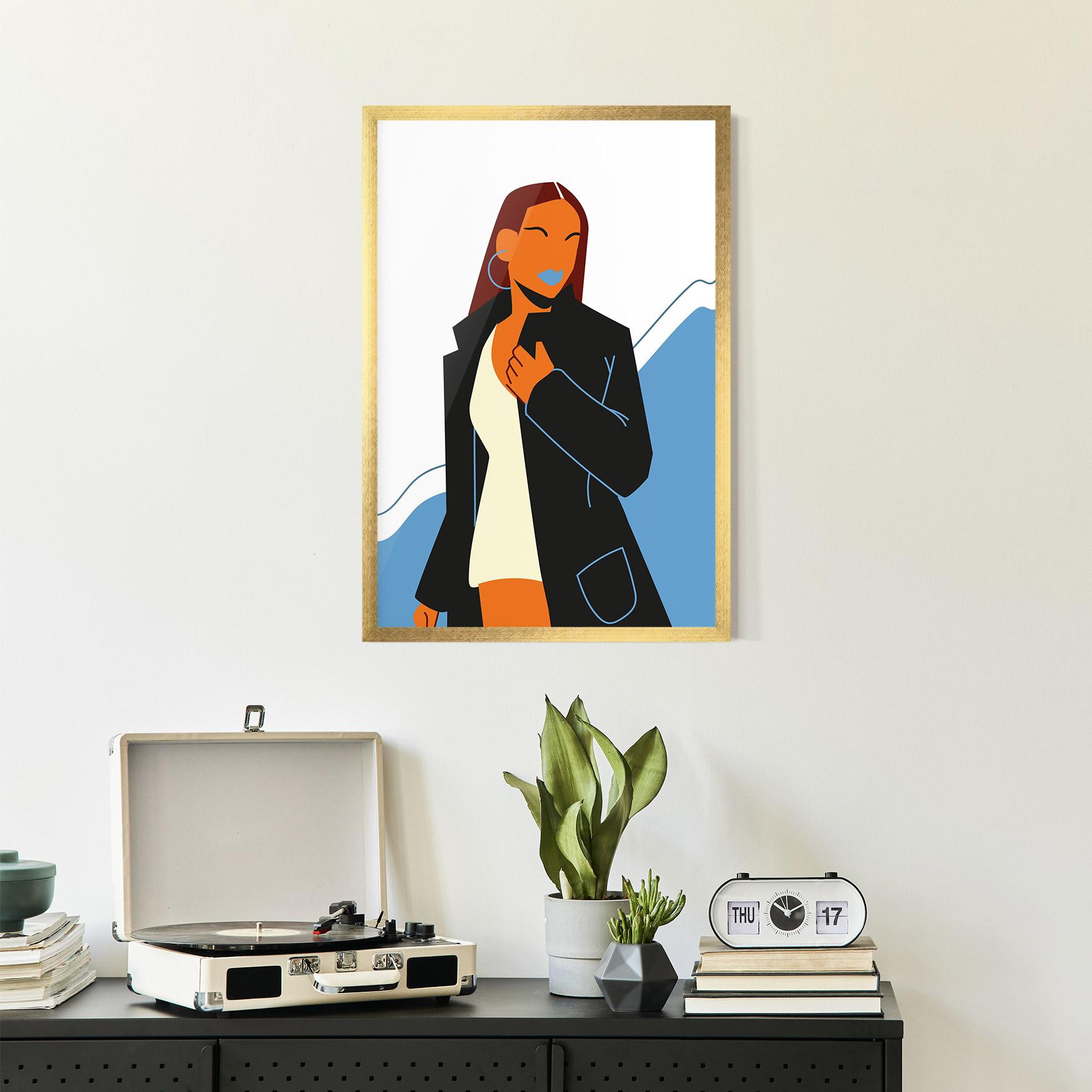 Gerahmte Poster Modern Fashion Set_2 mockup 2