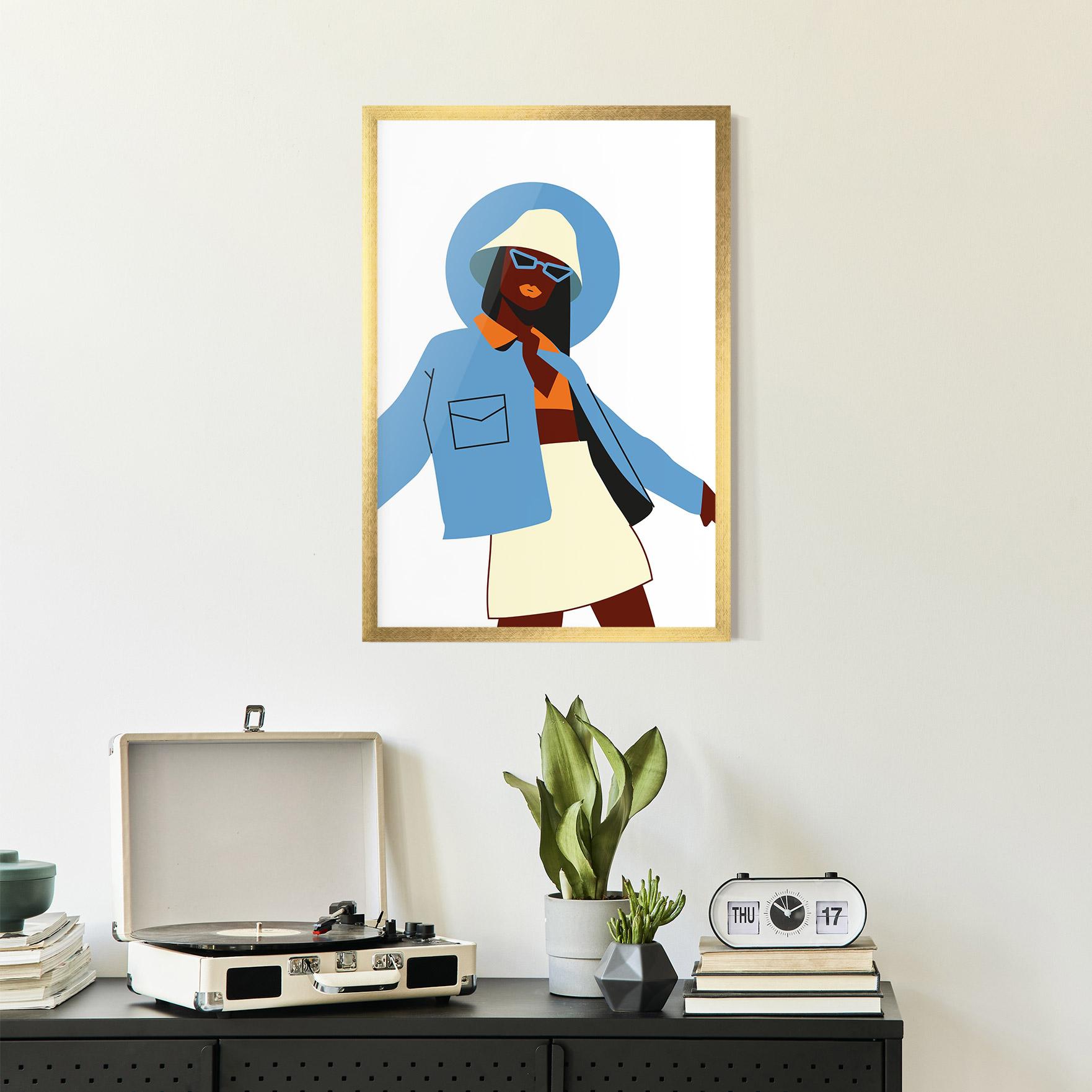 Gerahmte Poster Modern Fashion Set_3 mockup 2