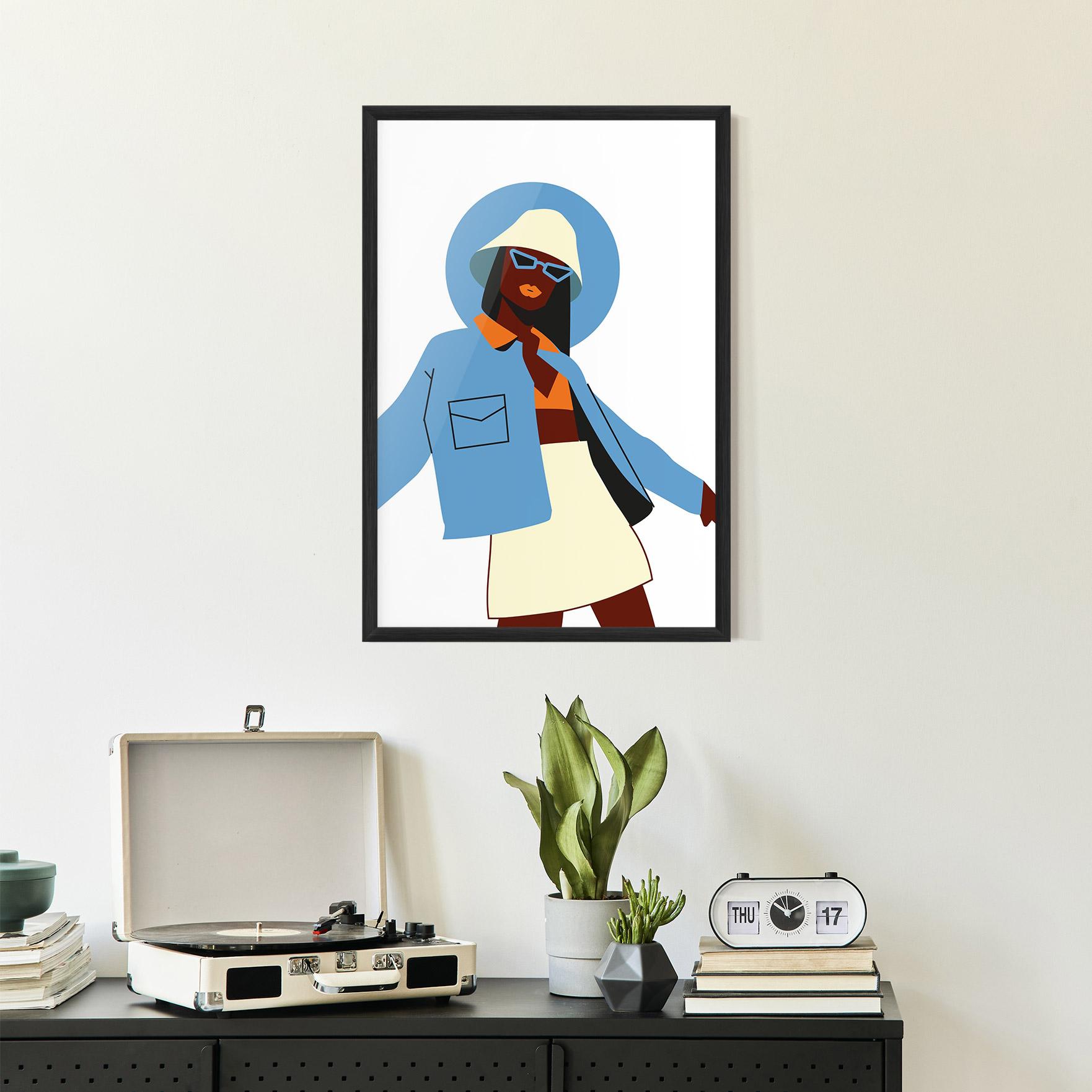 Gerahmte Poster Modern Fashion Set_3 mockup 2