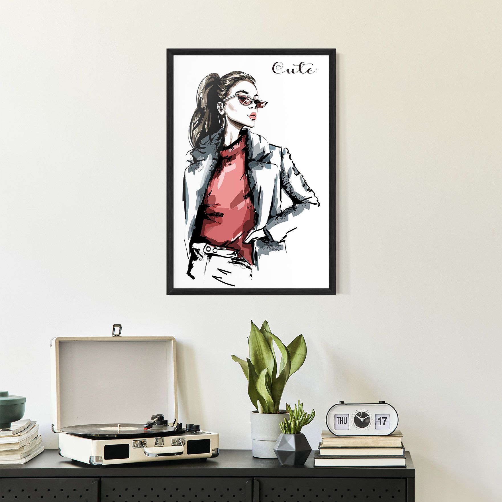 Woman Feeling Cute mockup 2