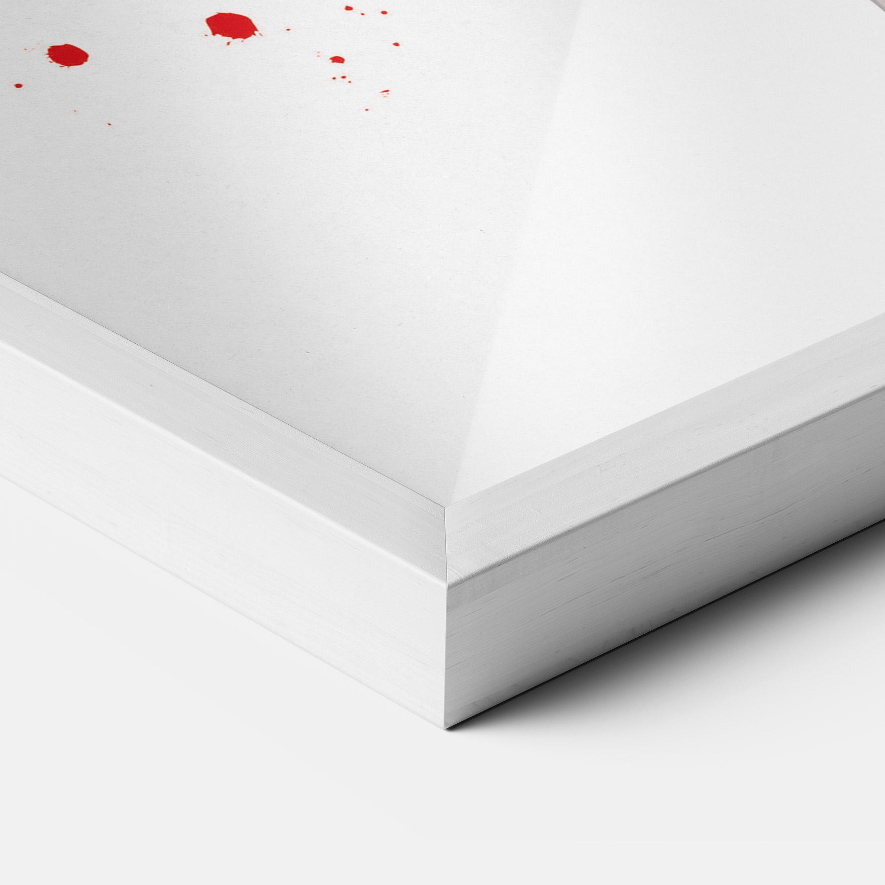 Gerahmte Poster Red Pants Woman mockup 3