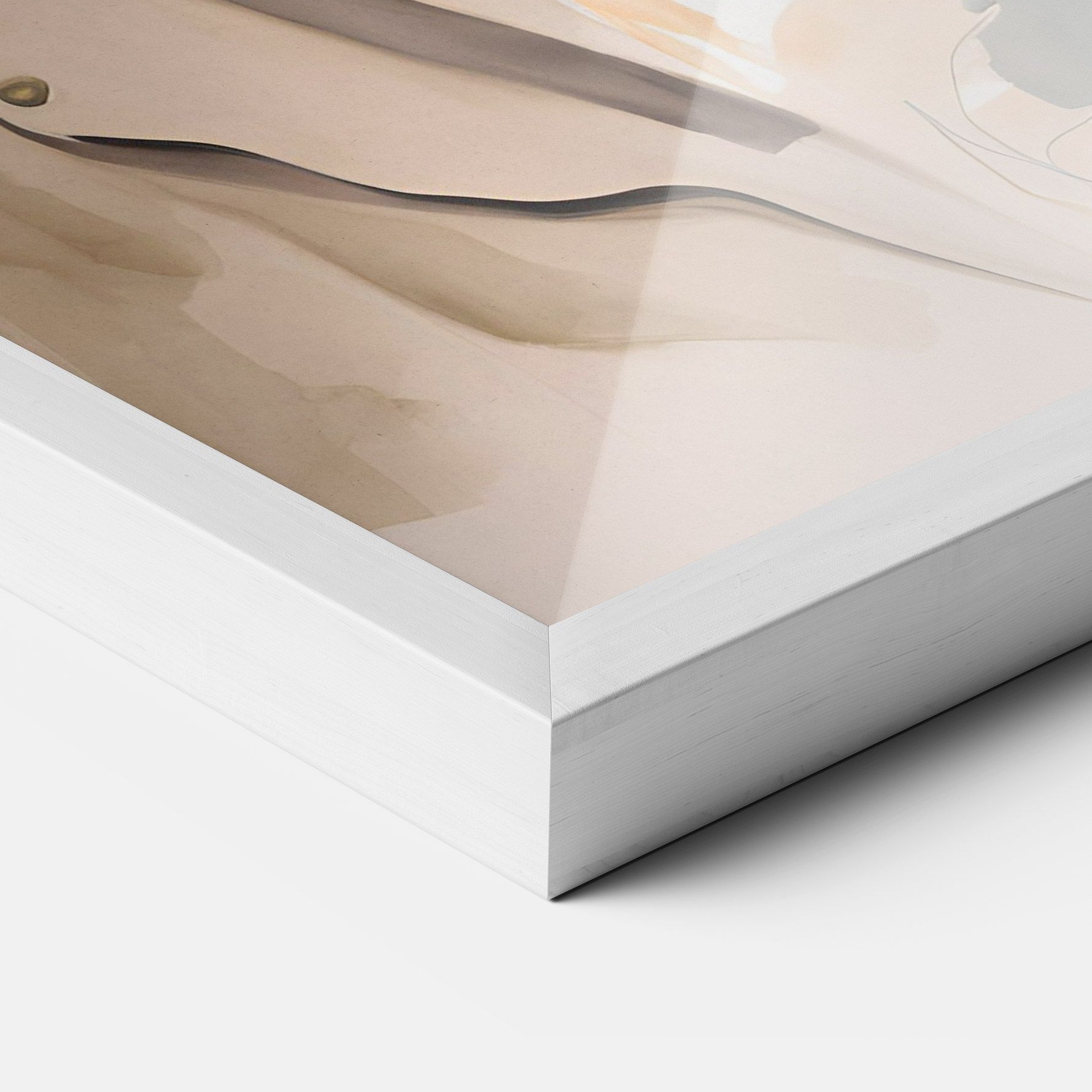 Watercolor Stylish Model mockup 3