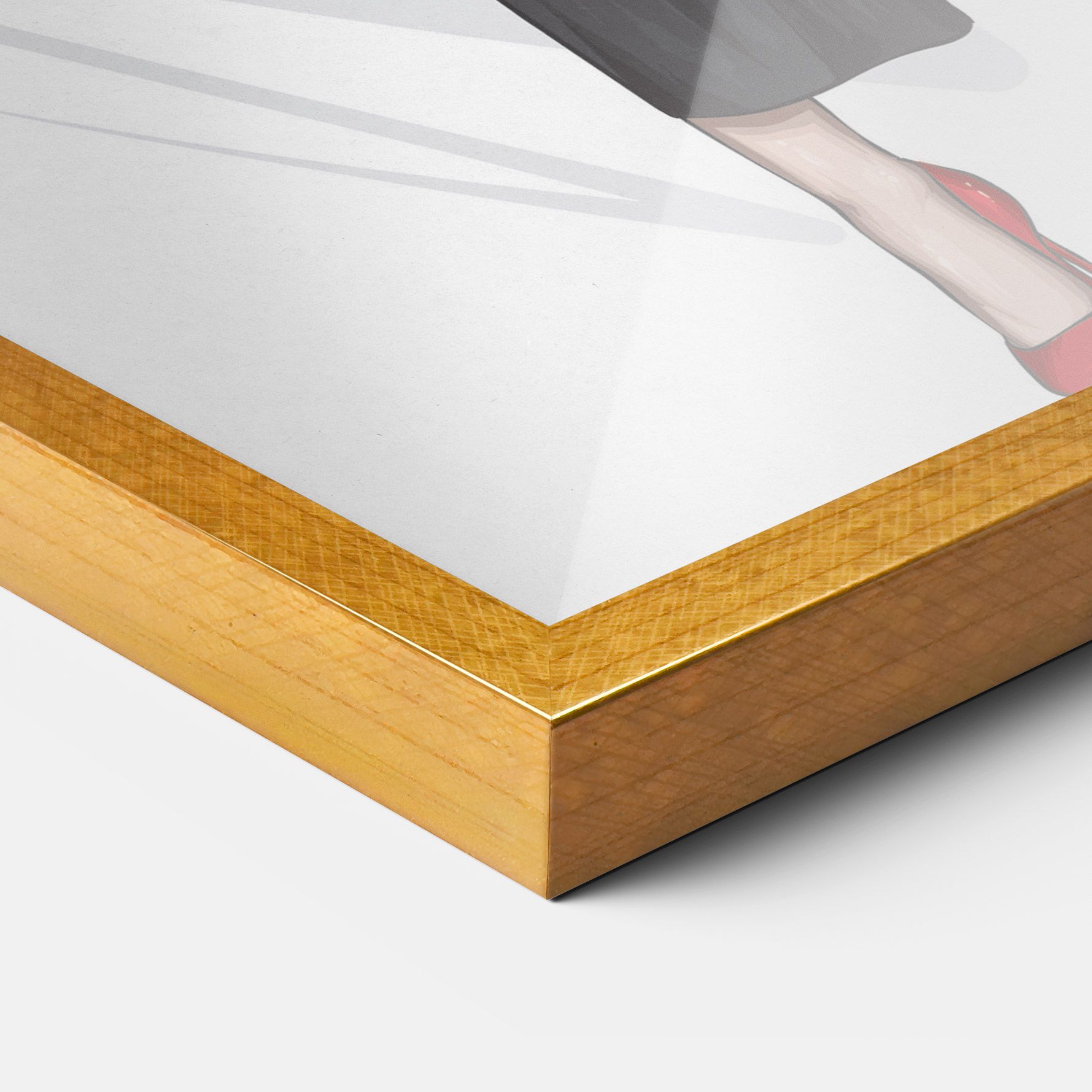 Pretty Woman In White mockup 3