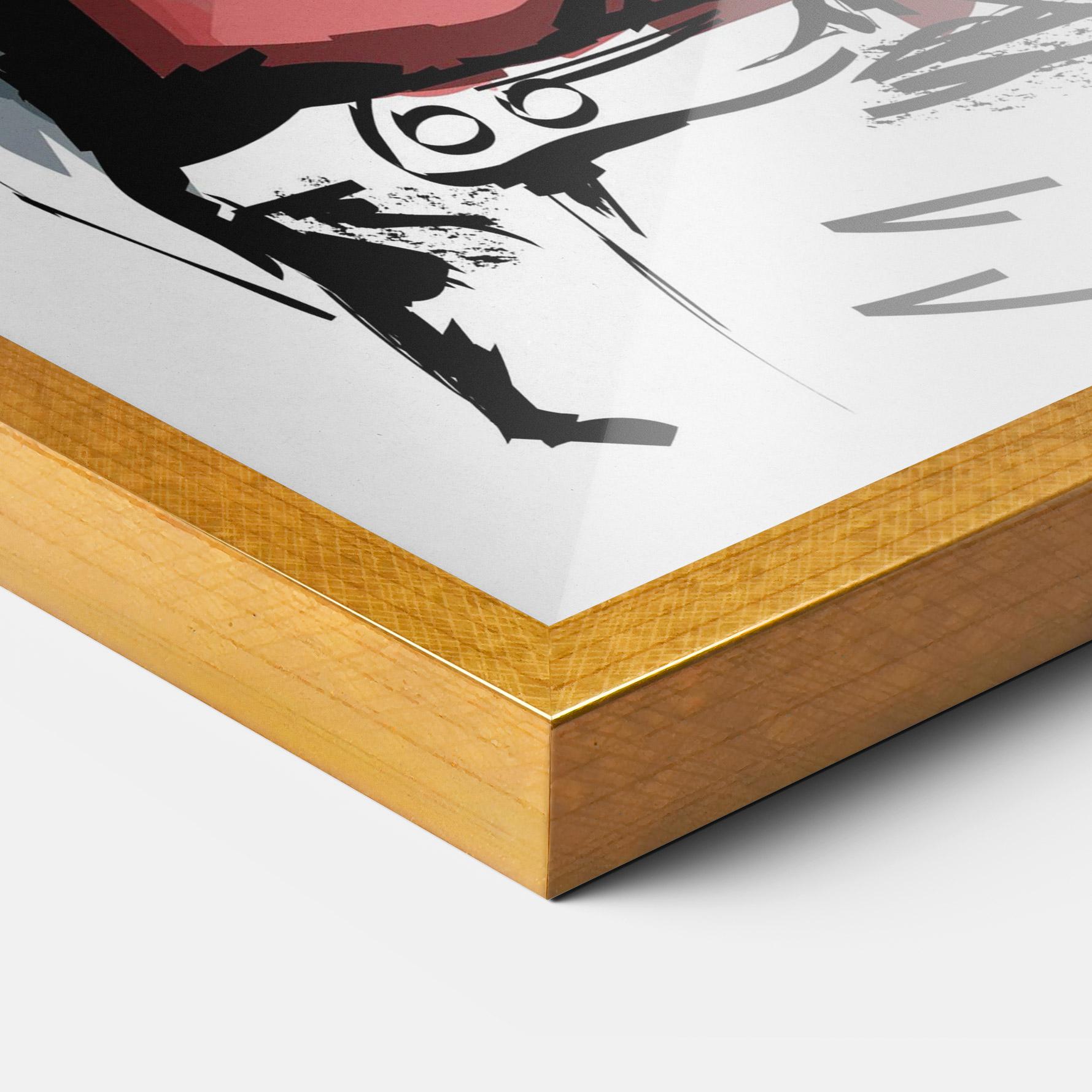 Gerahmte Poster Woman Feeling Cute mockup 3