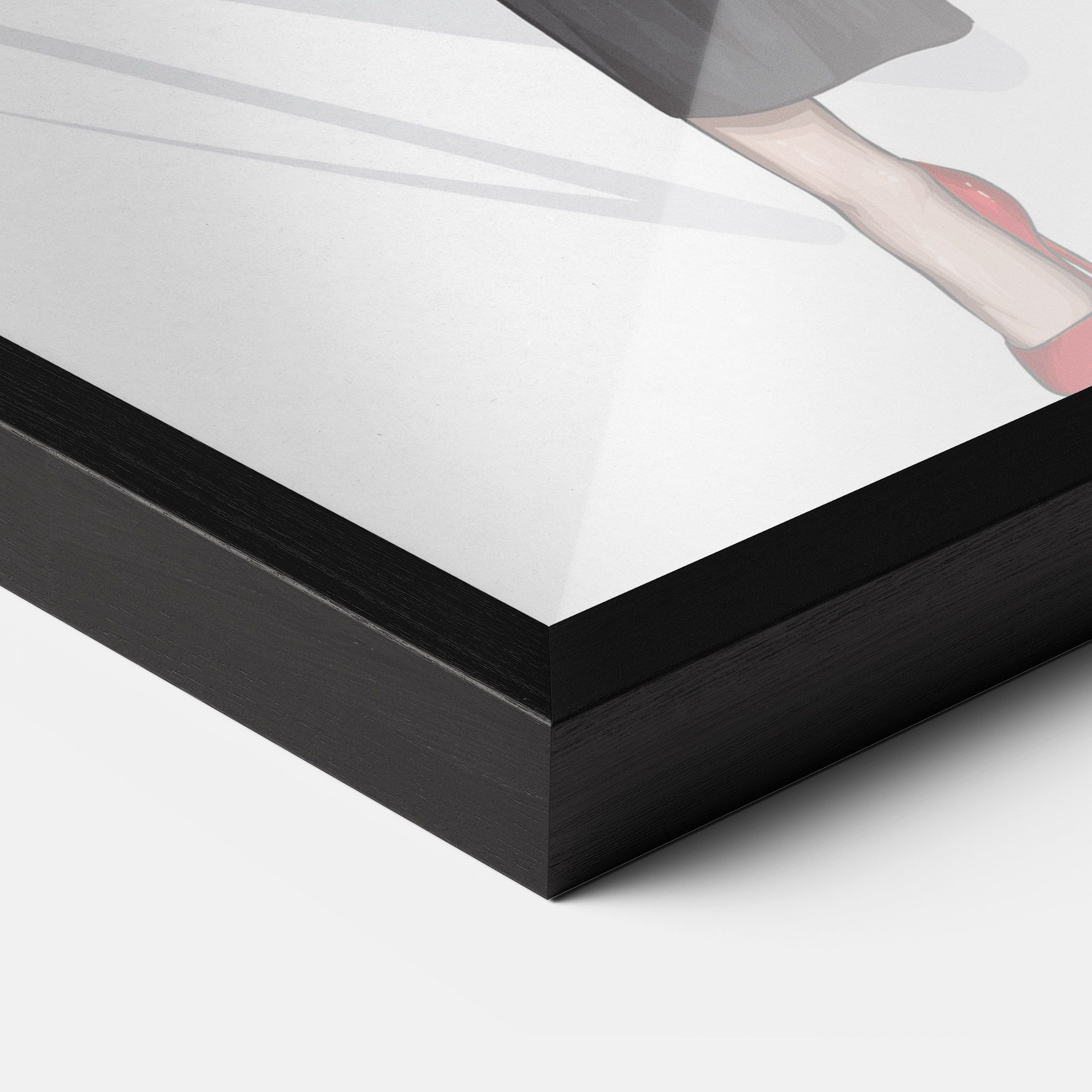 Pretty Woman In White mockup 3