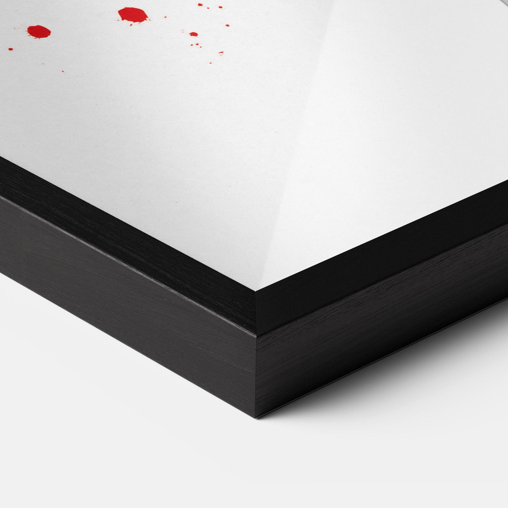 Gerahmte Poster Red Pants Woman mockup 3