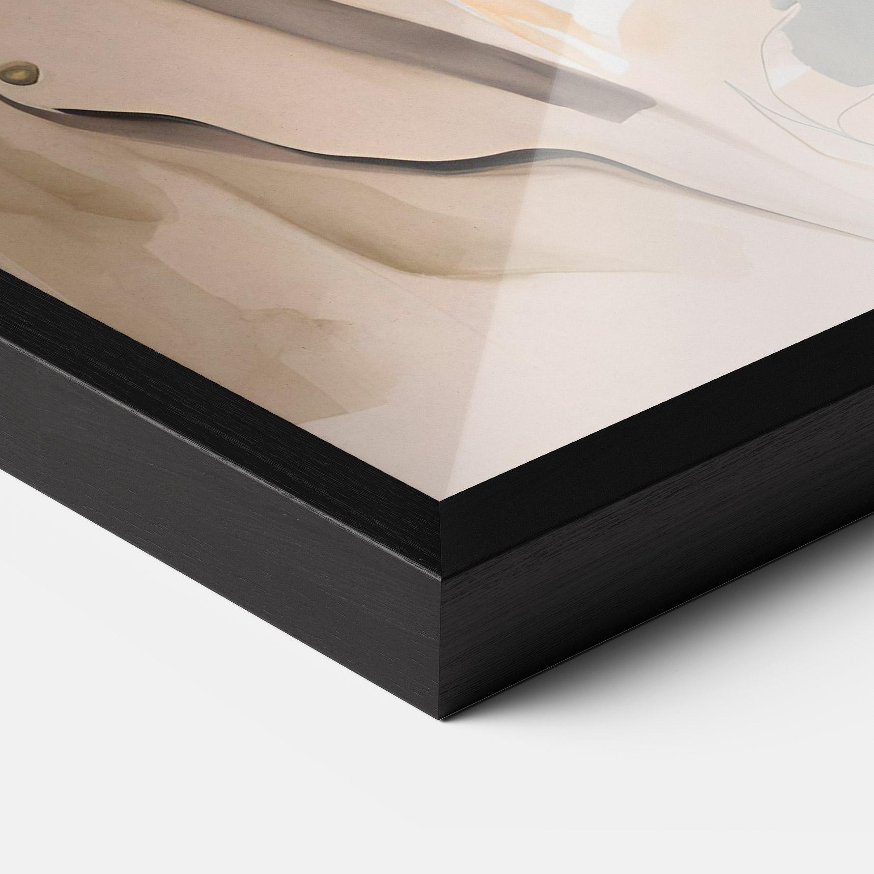 Gerahmte Poster Watercolor Stylish Model mockup 3