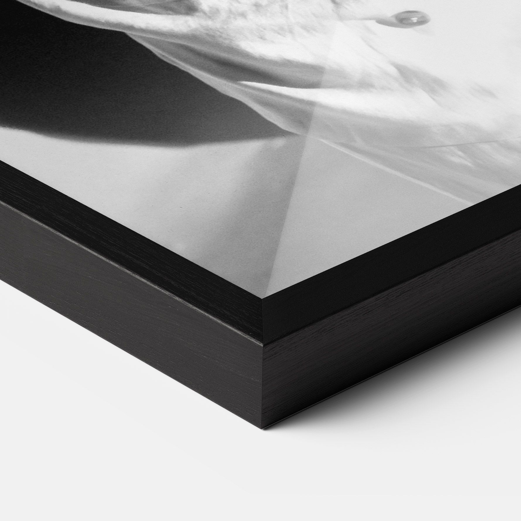 Woman Black Wall mockup 3