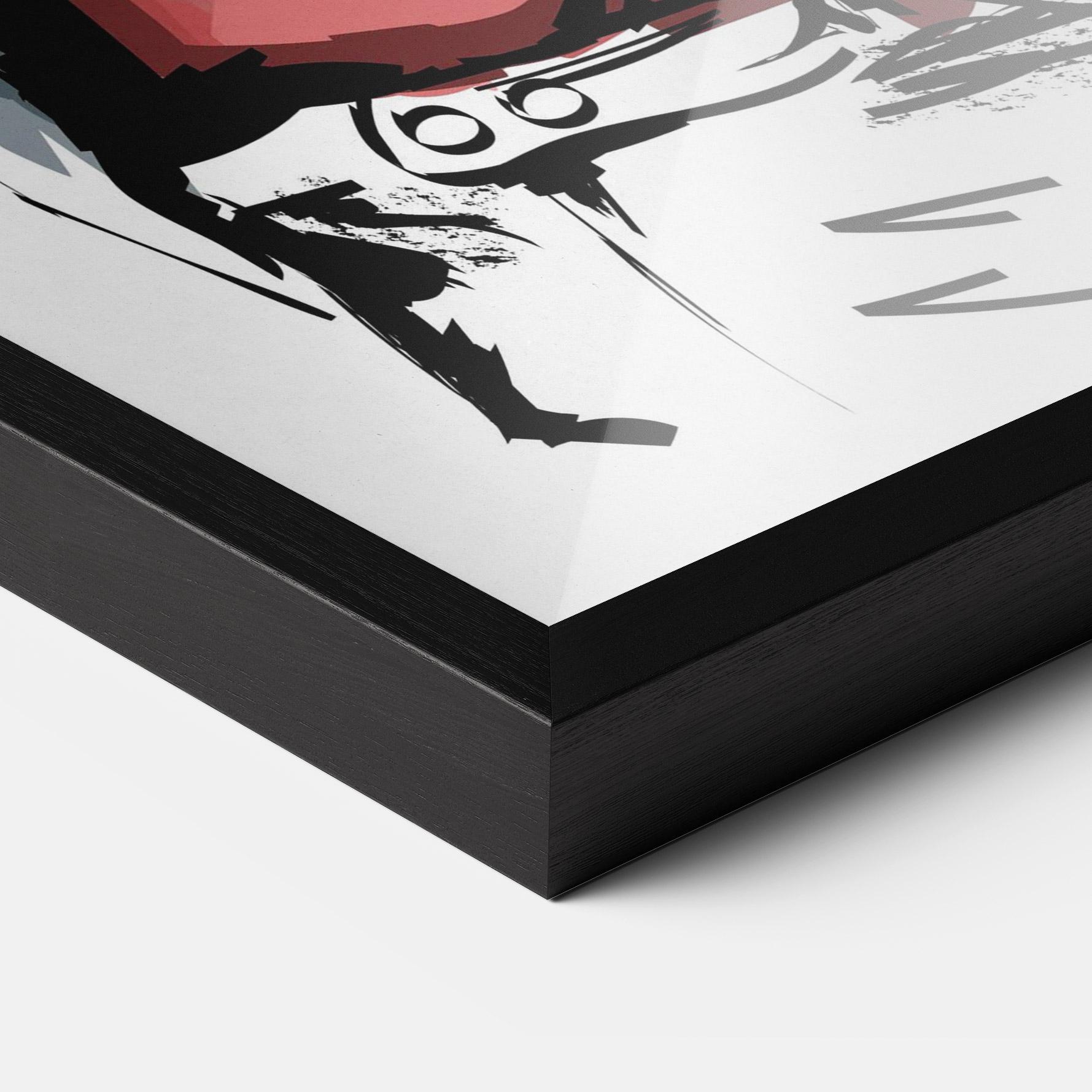 Gerahmte Poster Woman Feeling Cute mockup 3