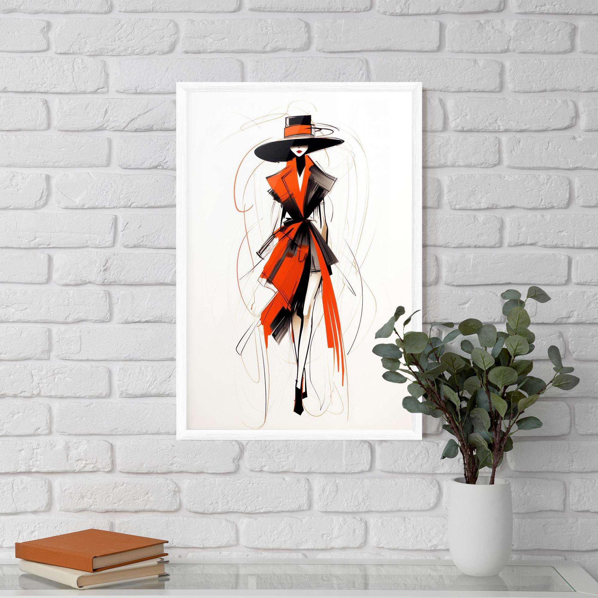 Gerahmte Poster Handdrawn Doodle mockup 5