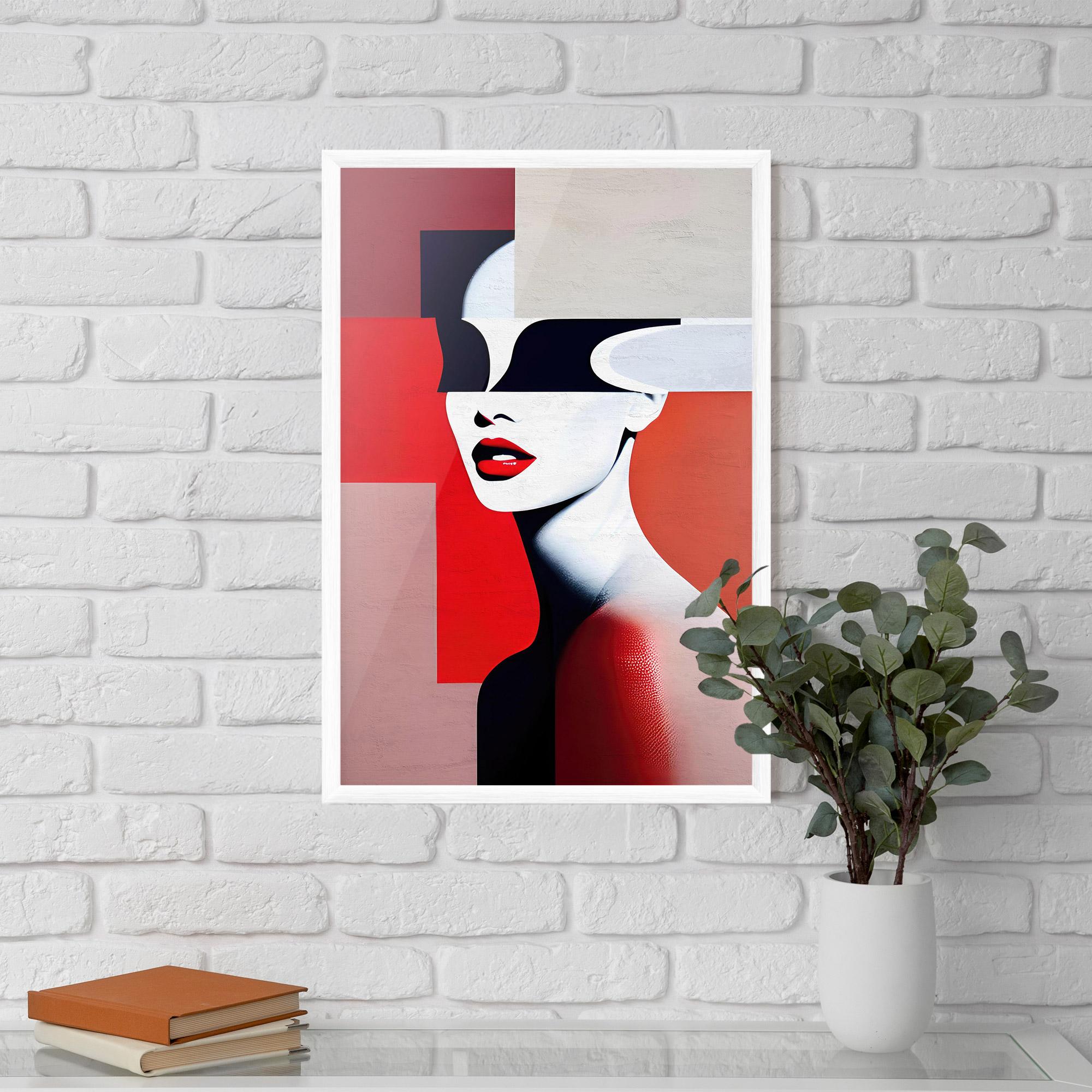Gerahmte Poster Interesting Woman Art mockup 5