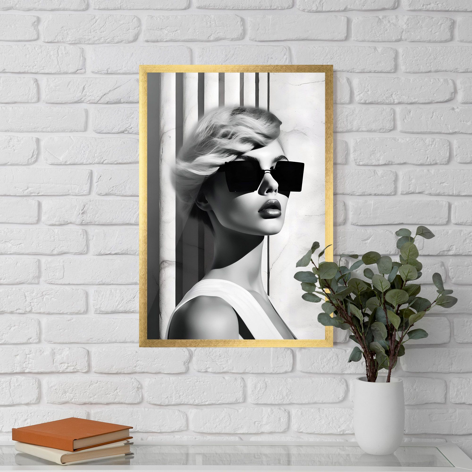 Fashion Woman Glasses mockup 5
