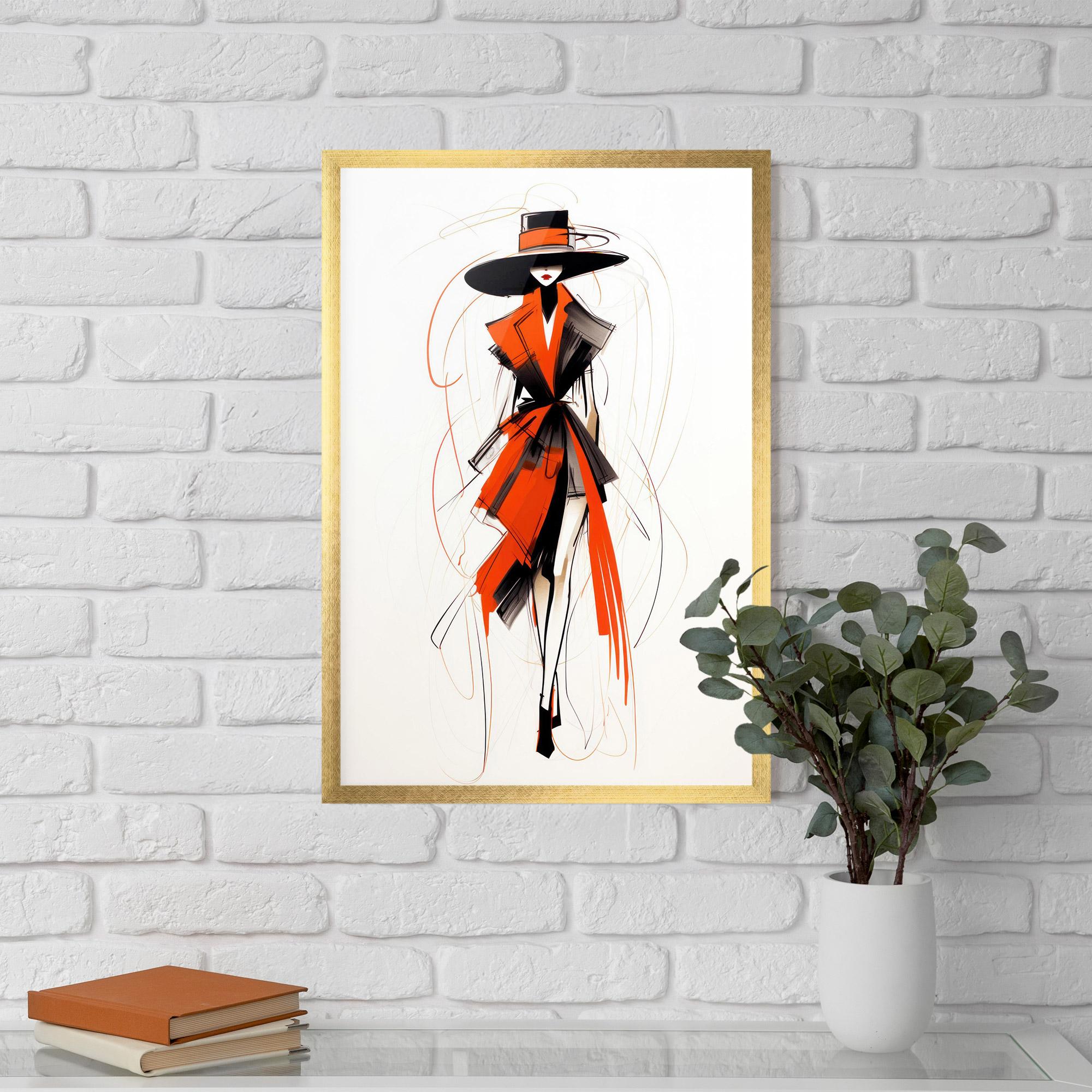 Gerahmte Poster Handdrawn Doodle mockup 5