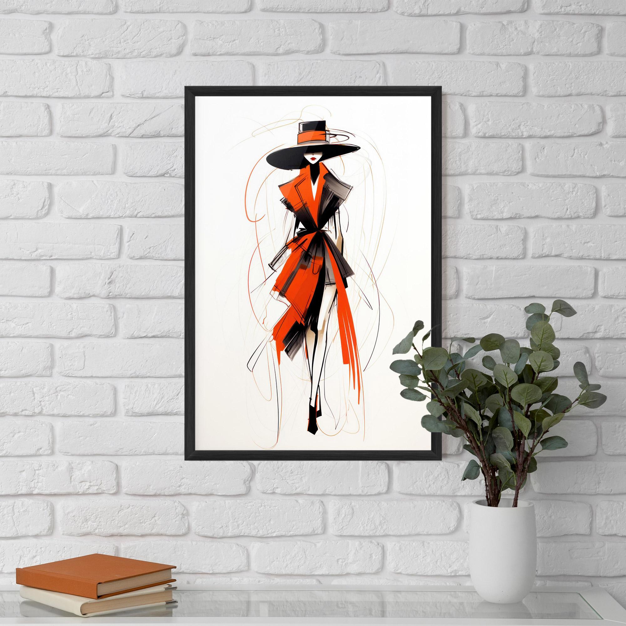 Gerahmte Poster Handdrawn Doodle mockup 5