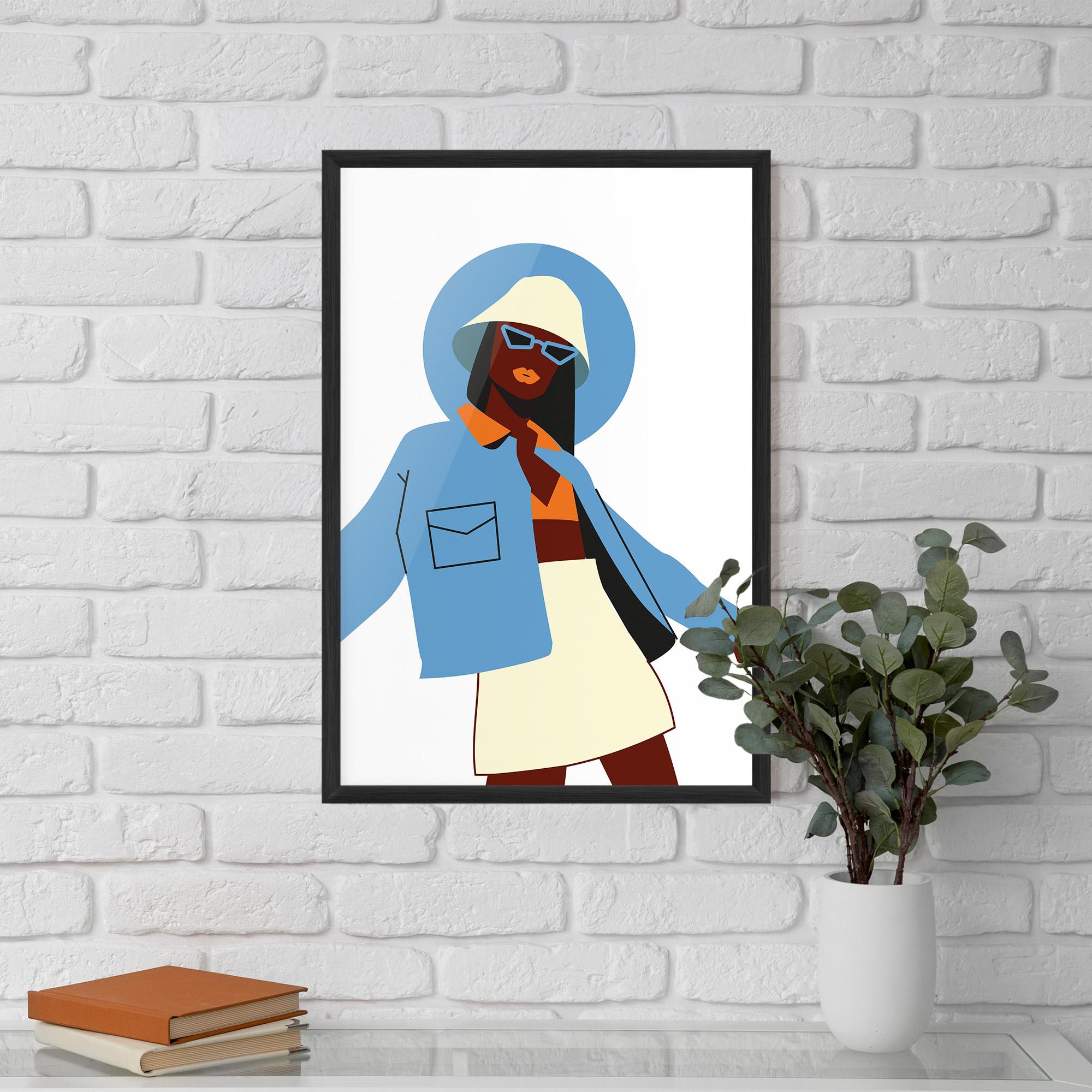 Gerahmte Poster Modern Fashion Set_3 mockup 5