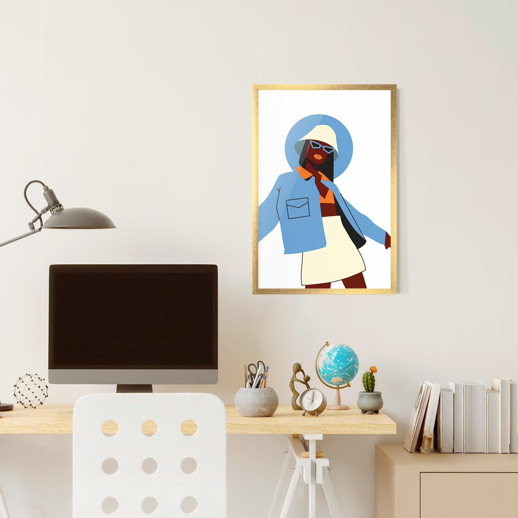 Gerahmte Poster Modern Fashion Set_3 mockup 6