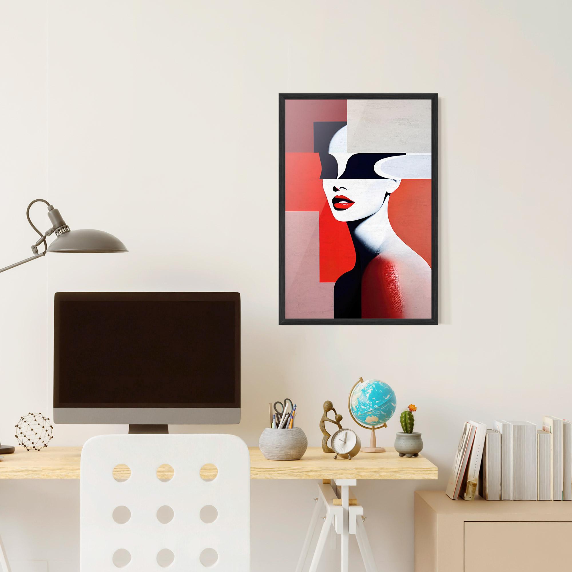 Gerahmte Poster Interesting Woman Art mockup 6