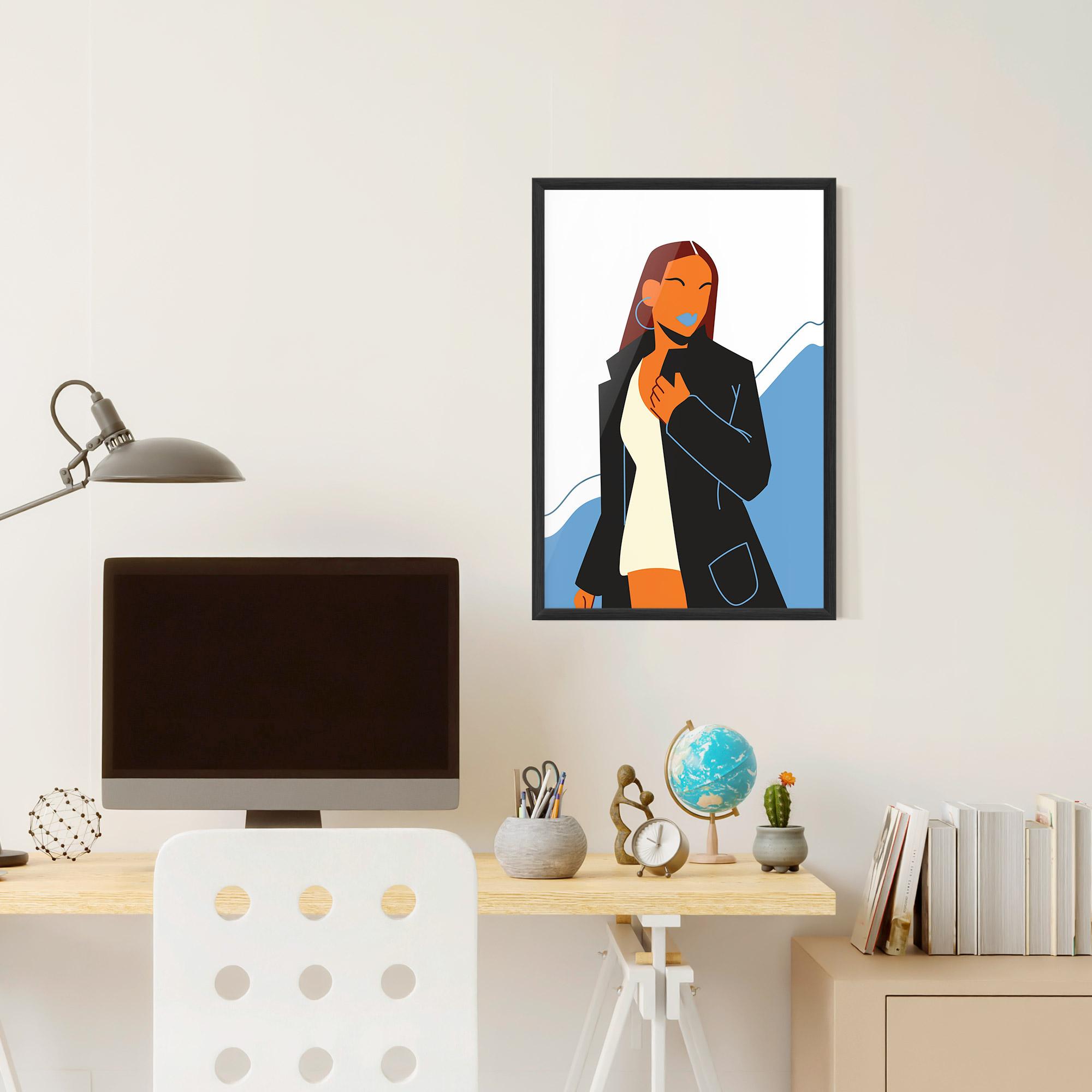 Gerahmte Poster Modern Fashion Set_2 mockup 6