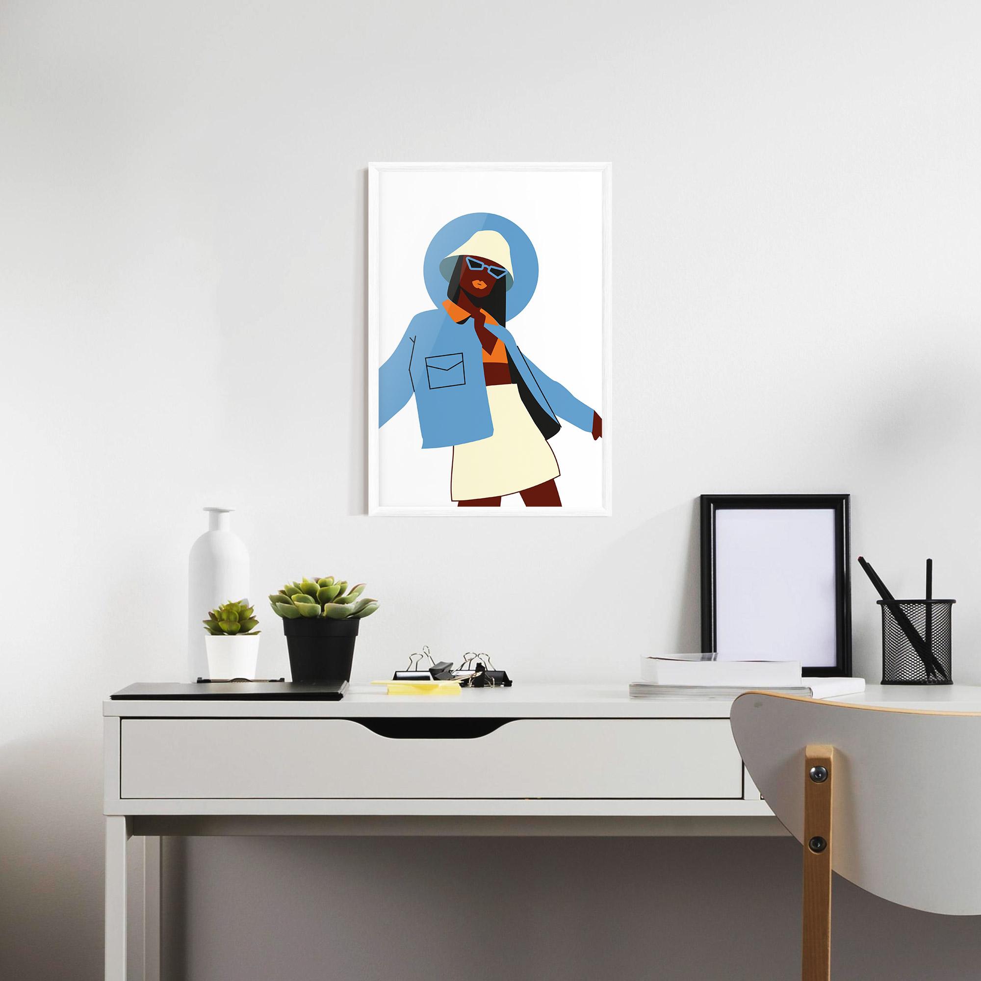 Gerahmte Poster Modern Fashion Set_3 mockup 7