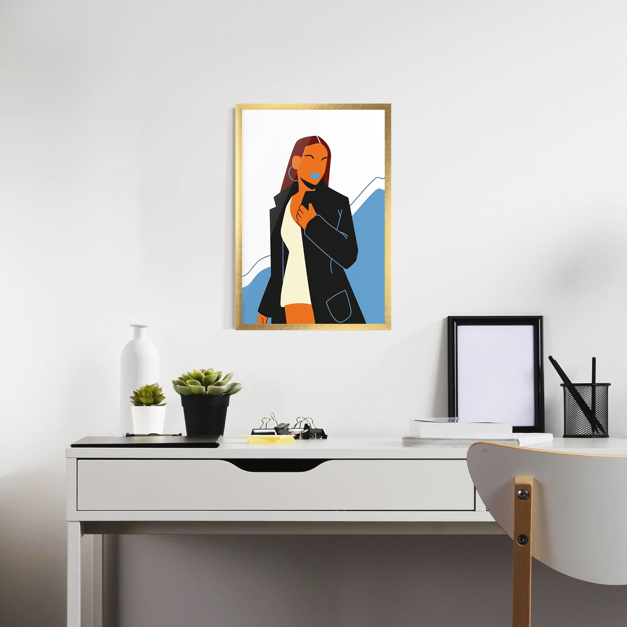 Gerahmte Poster Modern Fashion Set_2 mockup 7