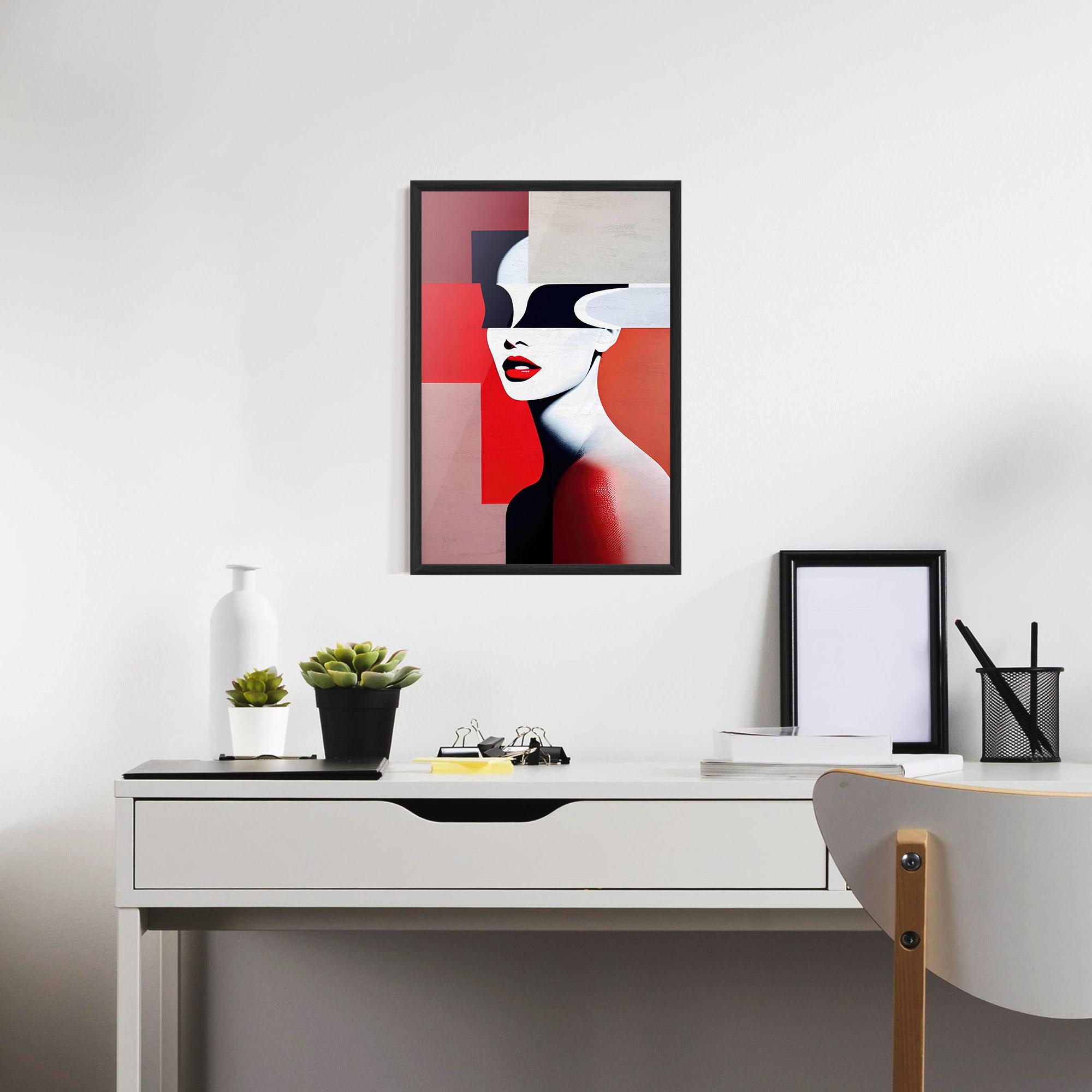 Gerahmte Poster Interesting Woman Art mockup 7