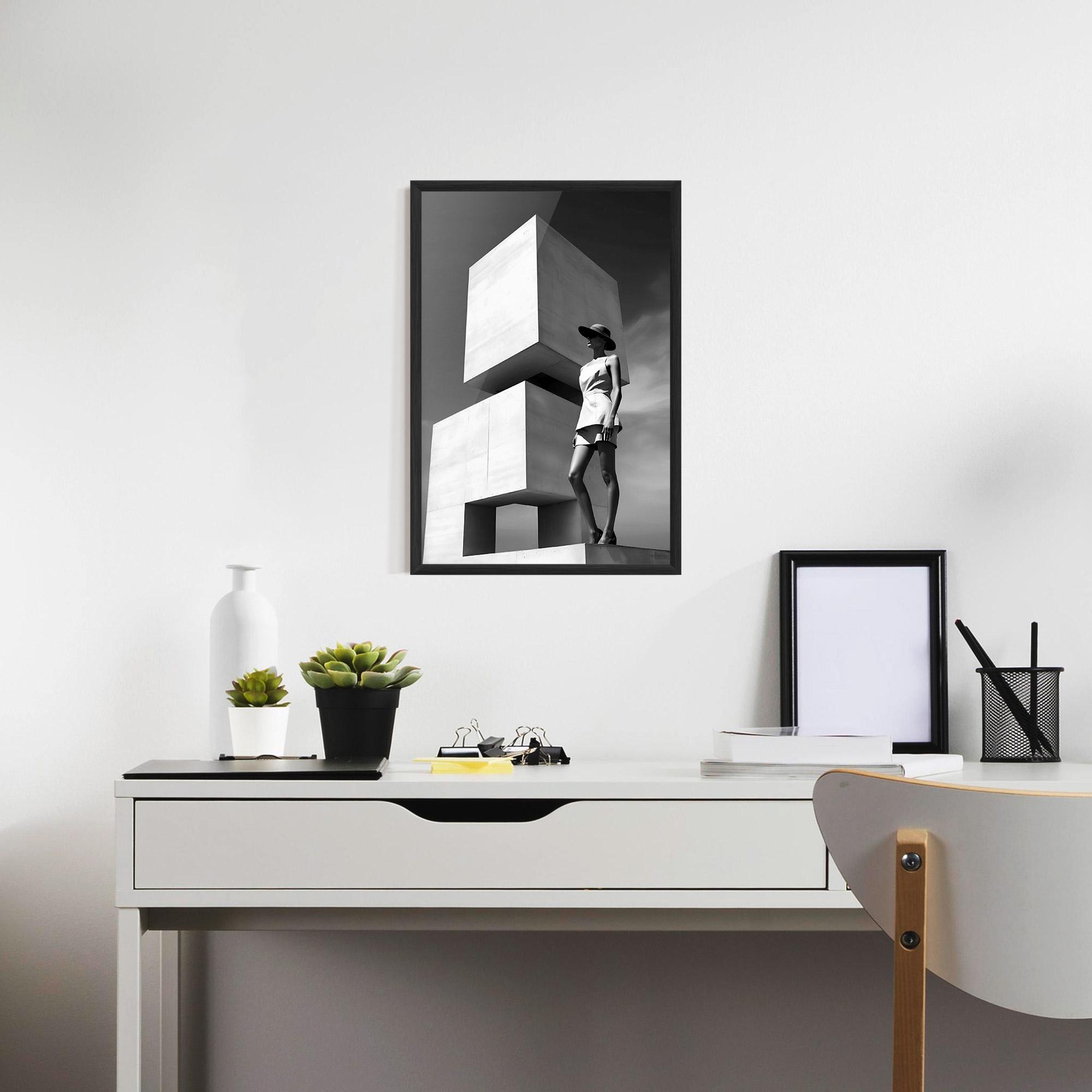 Gerahmte Poster Modern Fashion Woman mockup 7