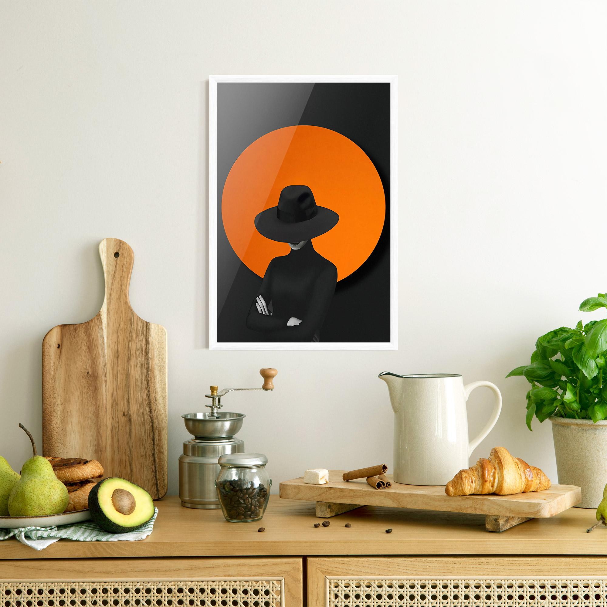 Gerahmte Poster Black Fashion mockup 8