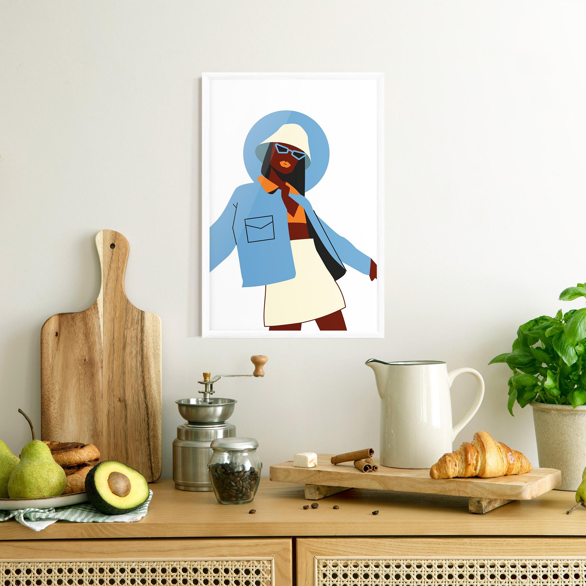 Gerahmte Poster Modern Fashion Set_3 mockup 8