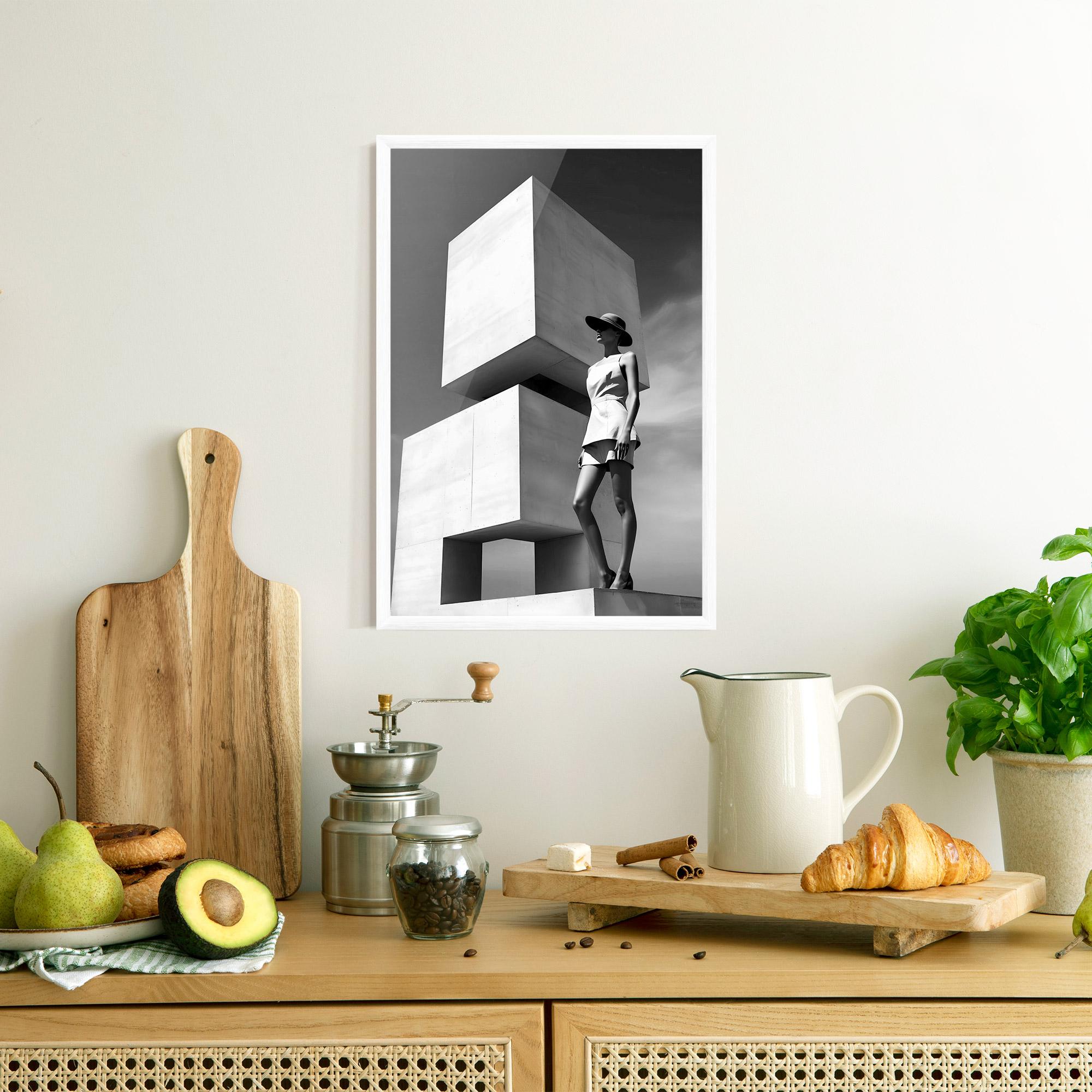 Gerahmte Poster Modern Fashion Woman mockup 8