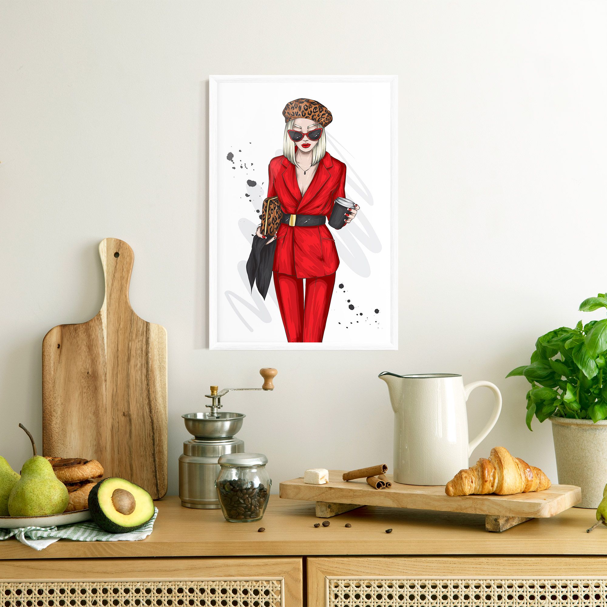 Red Suit Woman mockup 8