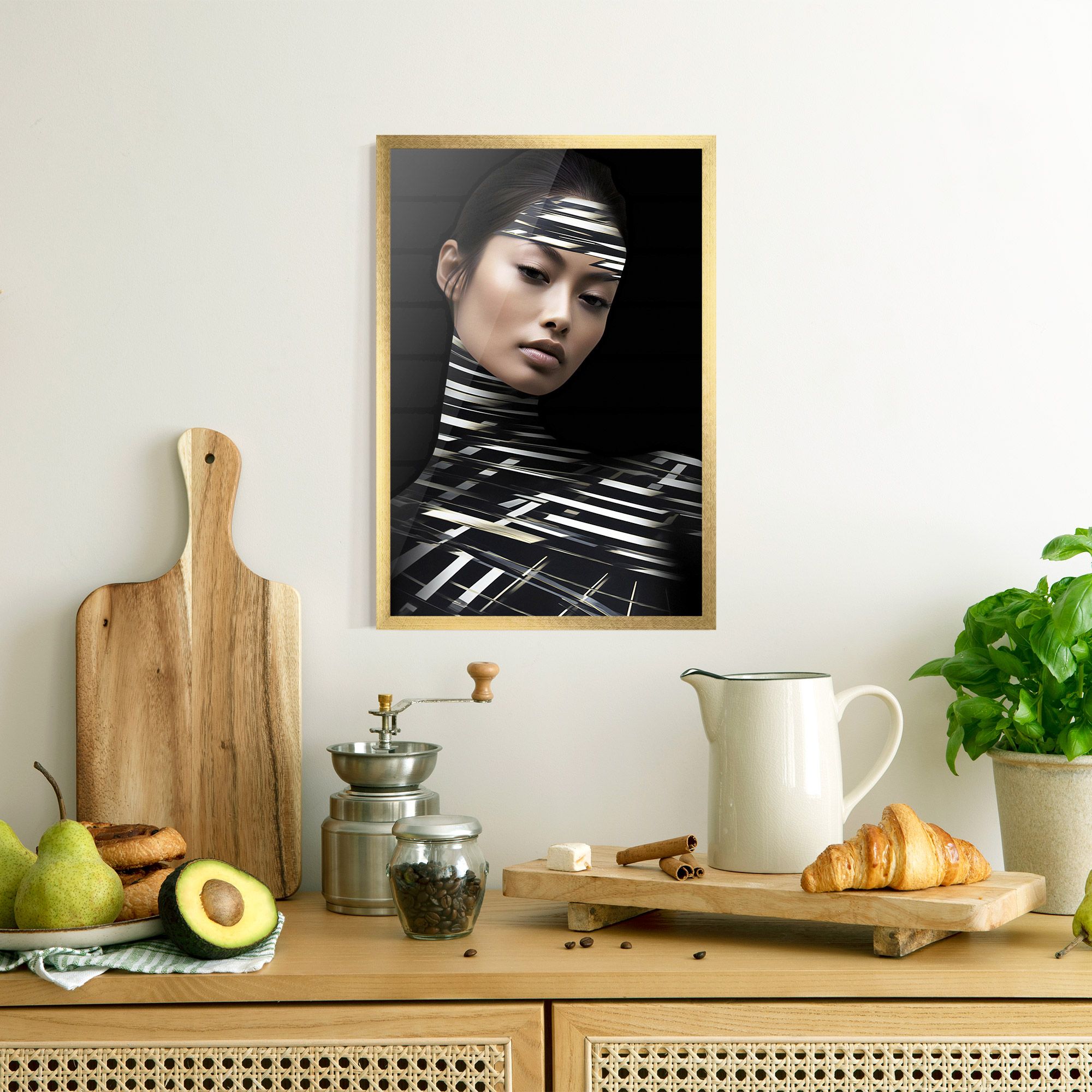 Futuristic Make Up Woman mockup 8