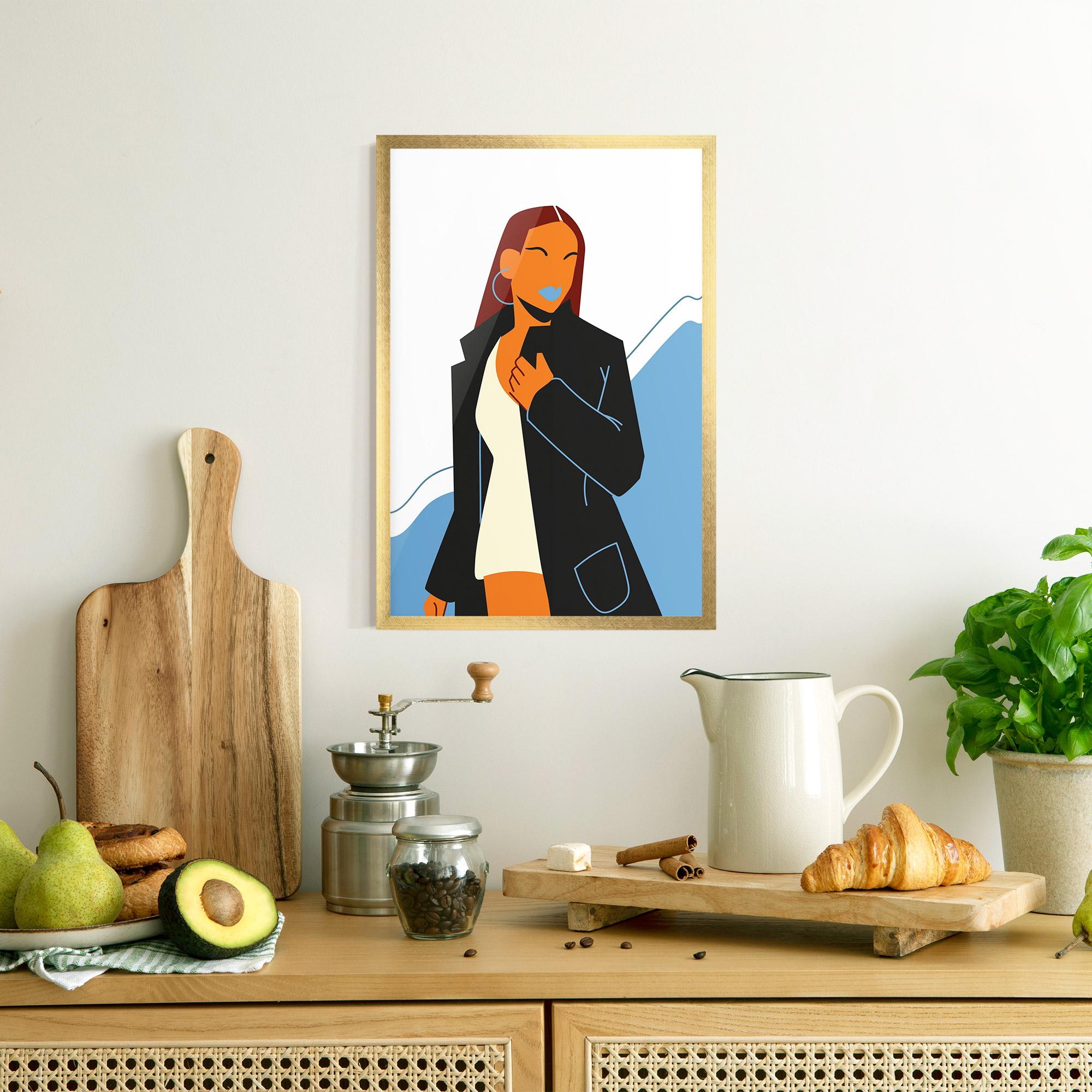 Gerahmte Poster Modern Fashion Set_2 mockup 8