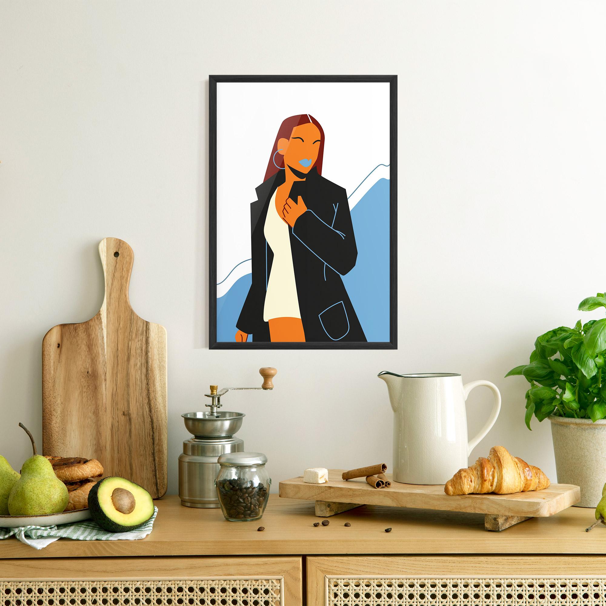 Gerahmte Poster Modern Fashion Set_2 mockup 8