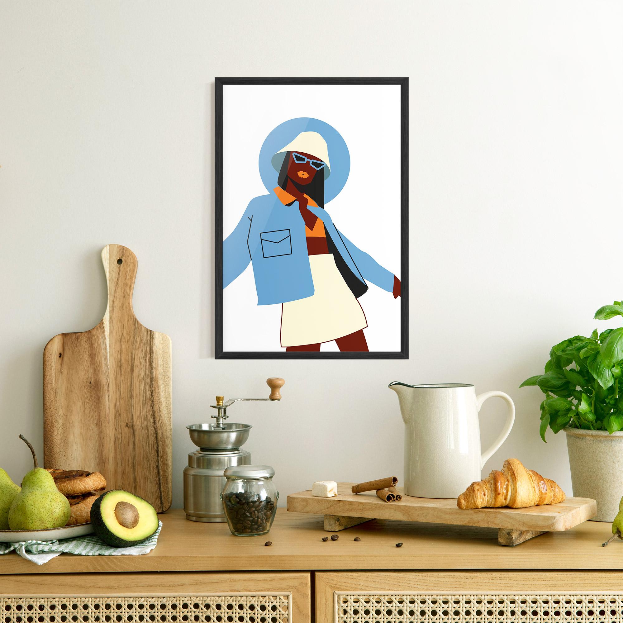 Gerahmte Poster Modern Fashion Set_3 mockup 8